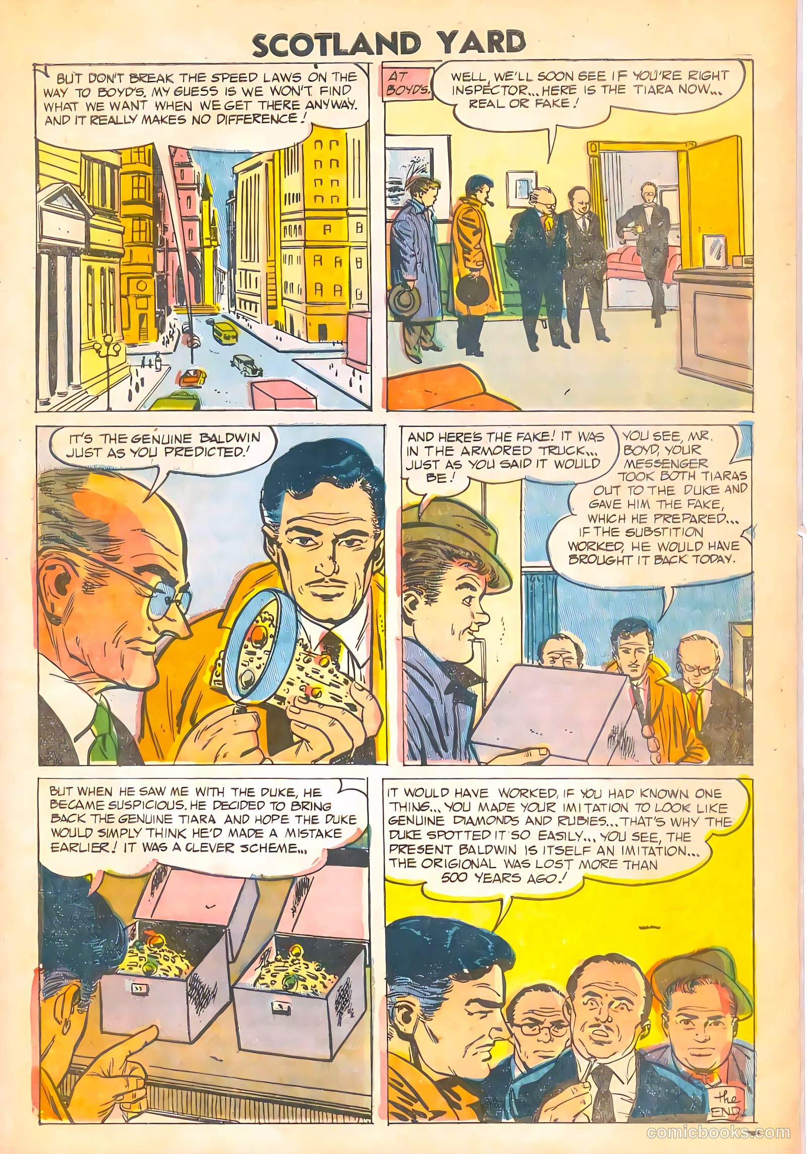 Scotland Yard #1 (1955) — page 27 of 36