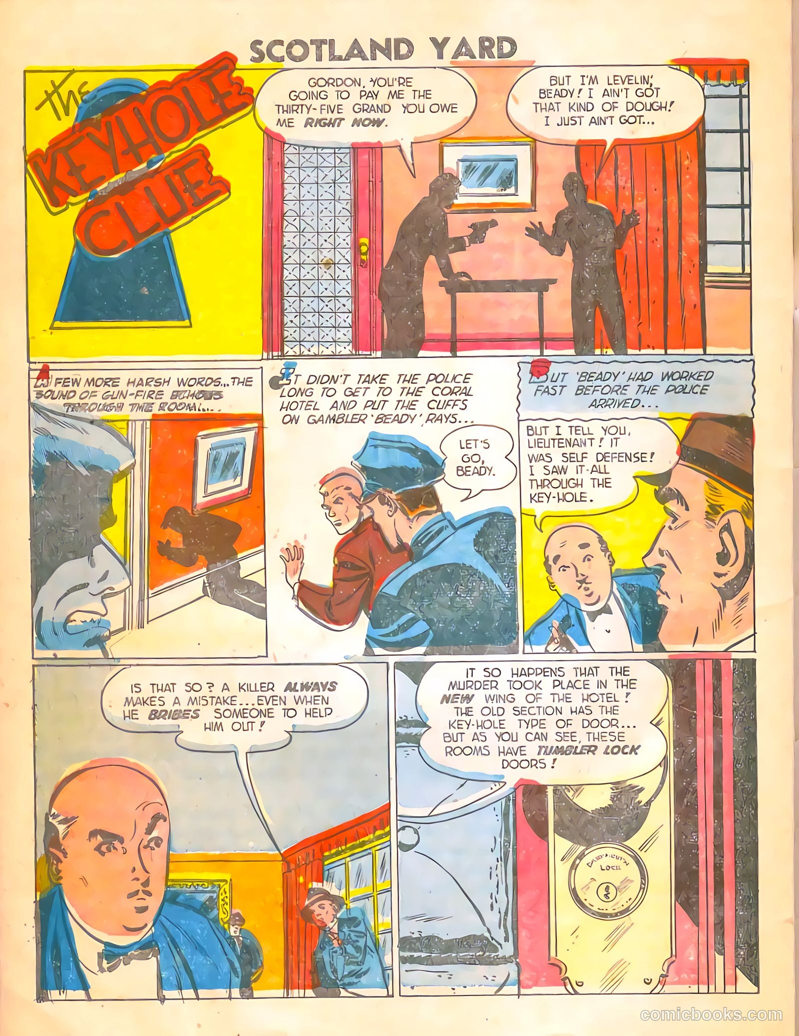 Scotland Yard #1 (1955) — page 30 of 36