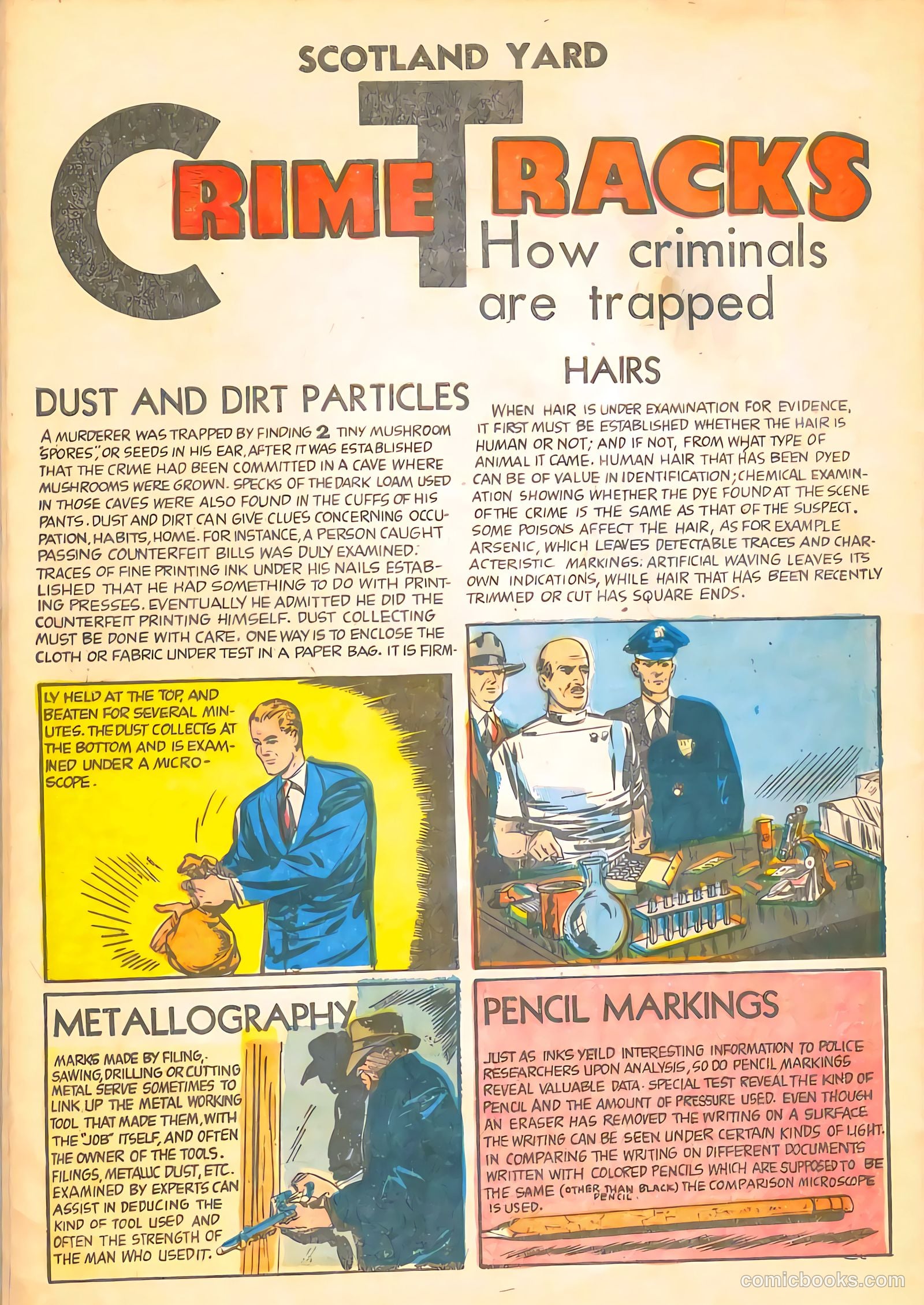 Scotland Yard #1 (1955) — page 32 of 36