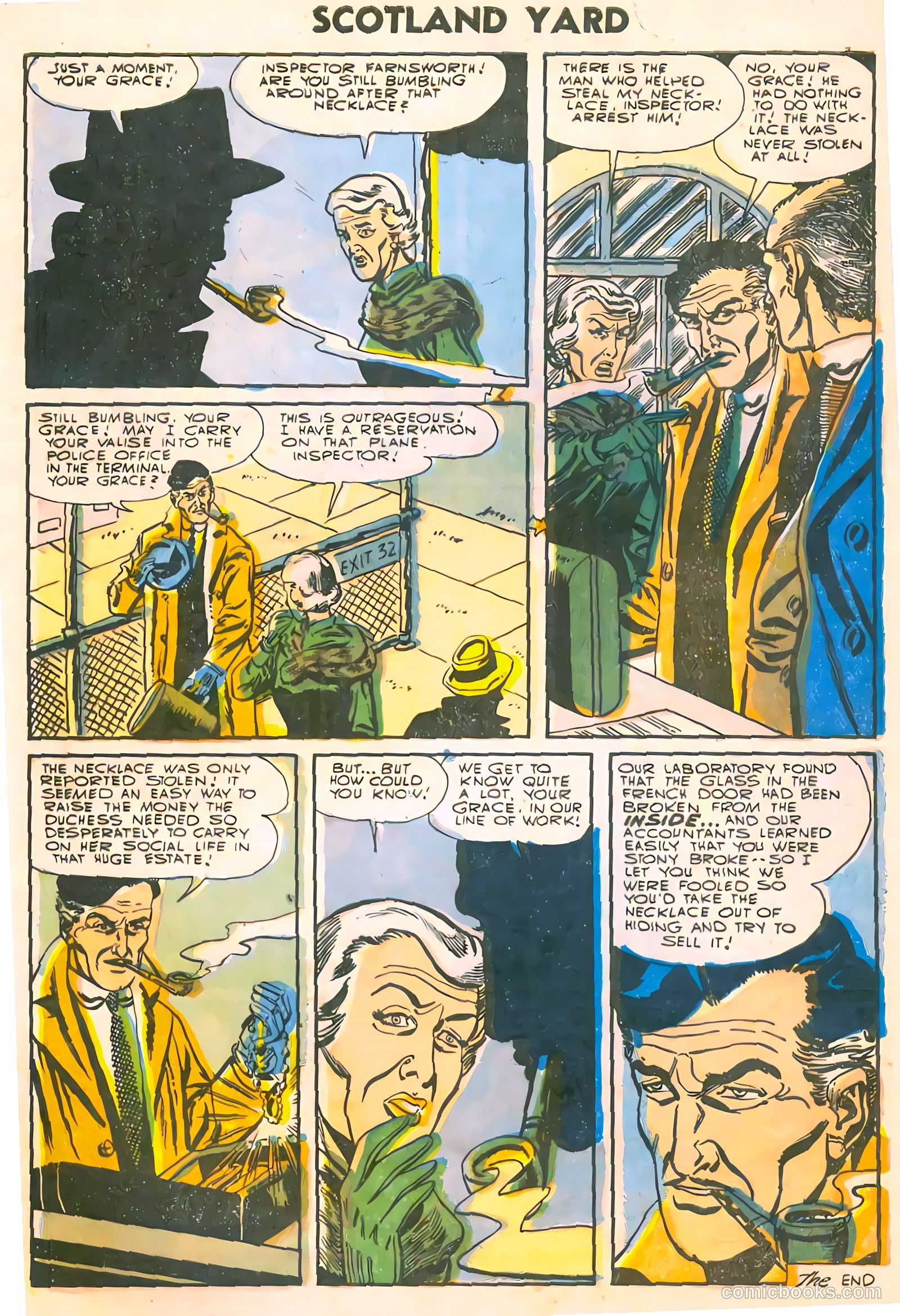 Scotland Yard #3 (1955) — page 8 of 36