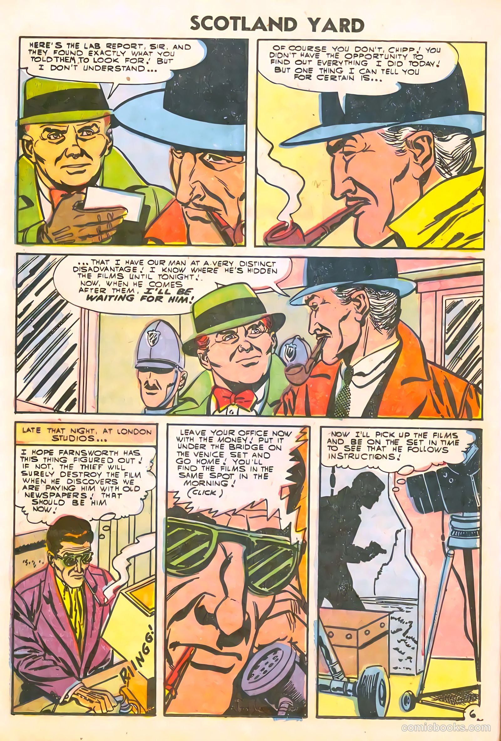 Scotland Yard #3 (1955) — page 16 of 36