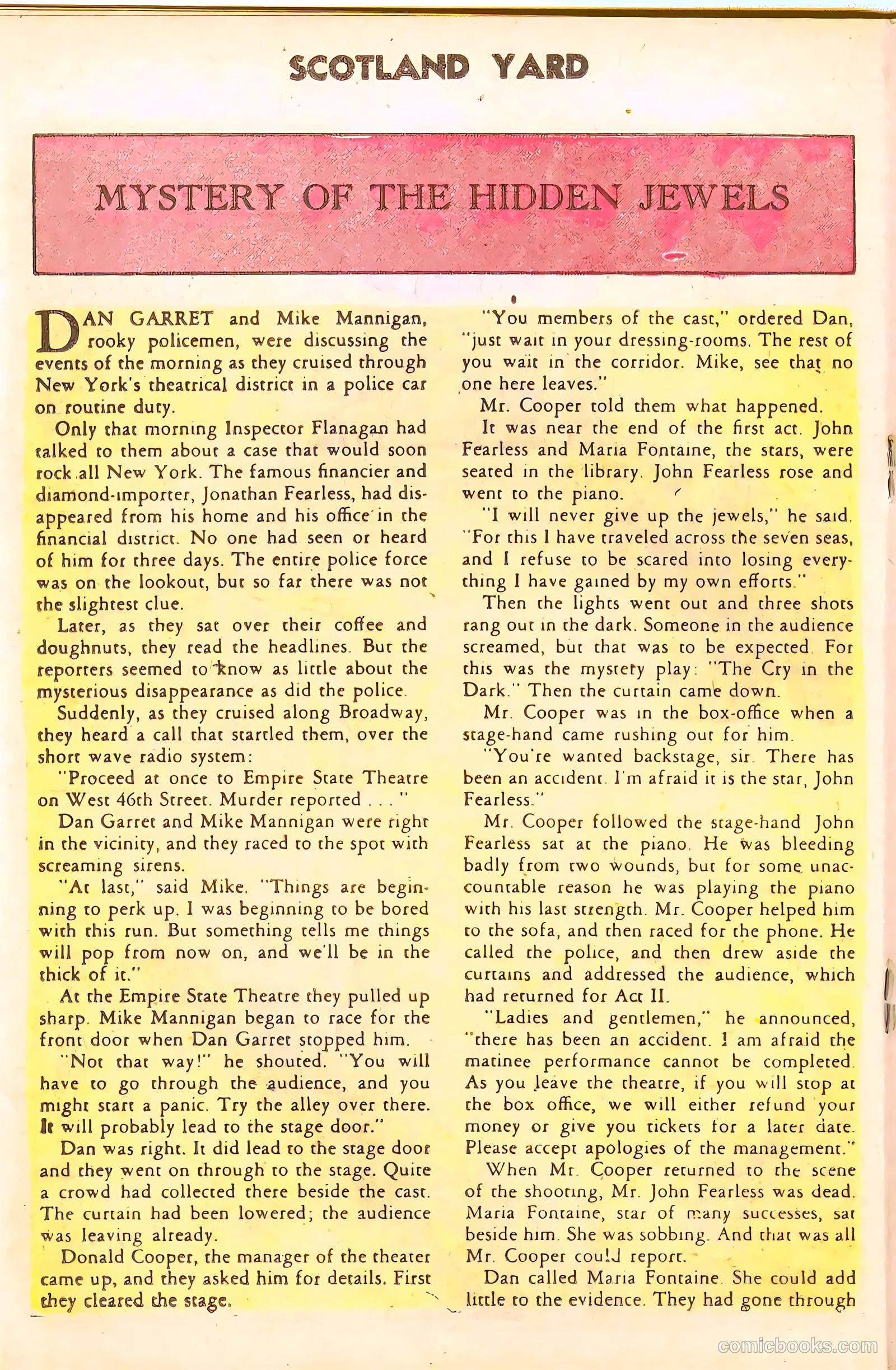 Scotland Yard #3 (1955) — page 18 of 36