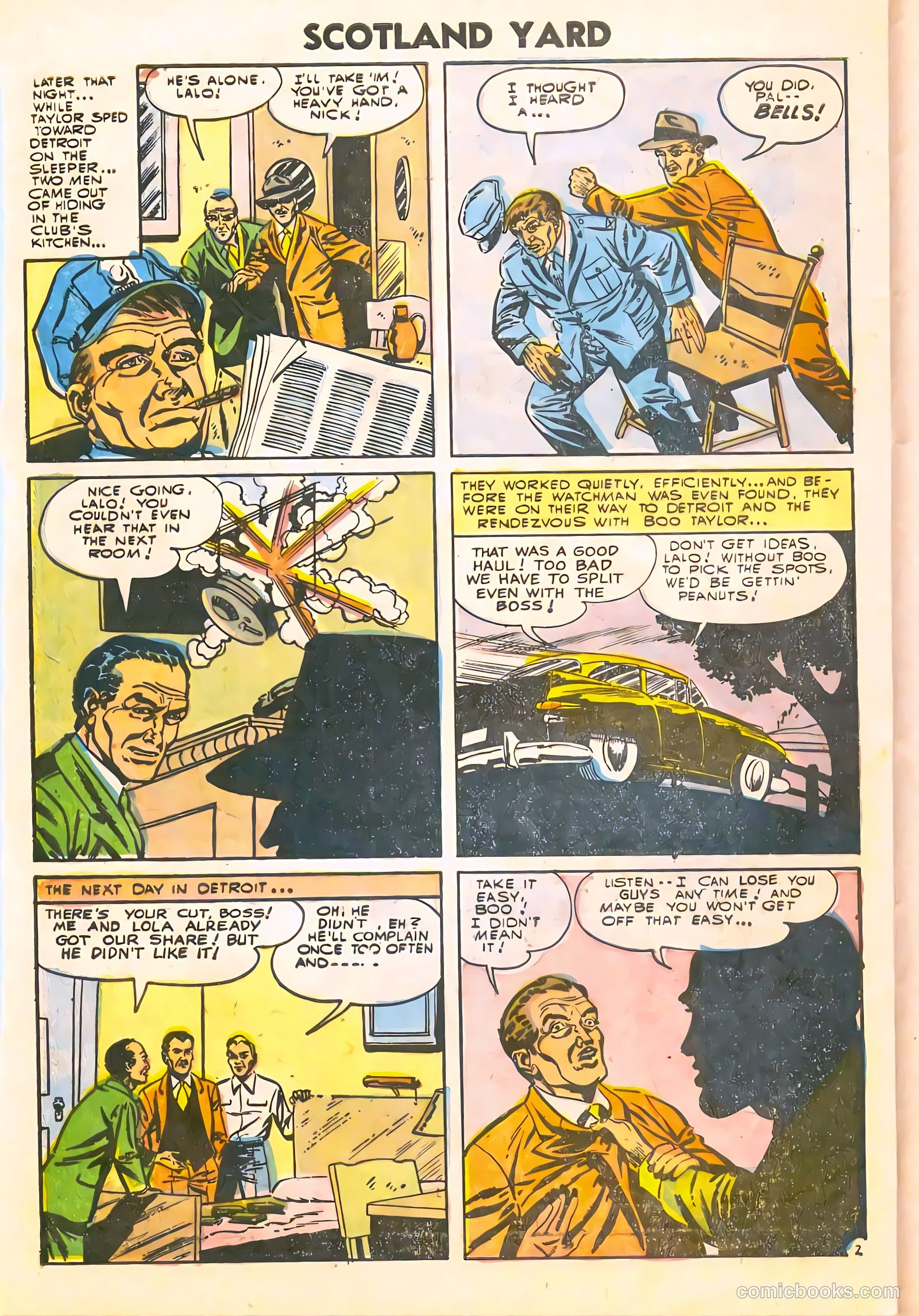 Scotland Yard #3 (1955) — page 28 of 36