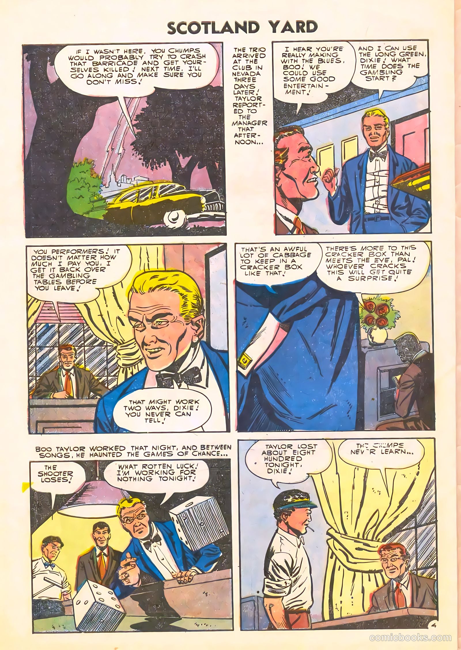 Scotland Yard #3 (1955) — page 30 of 36