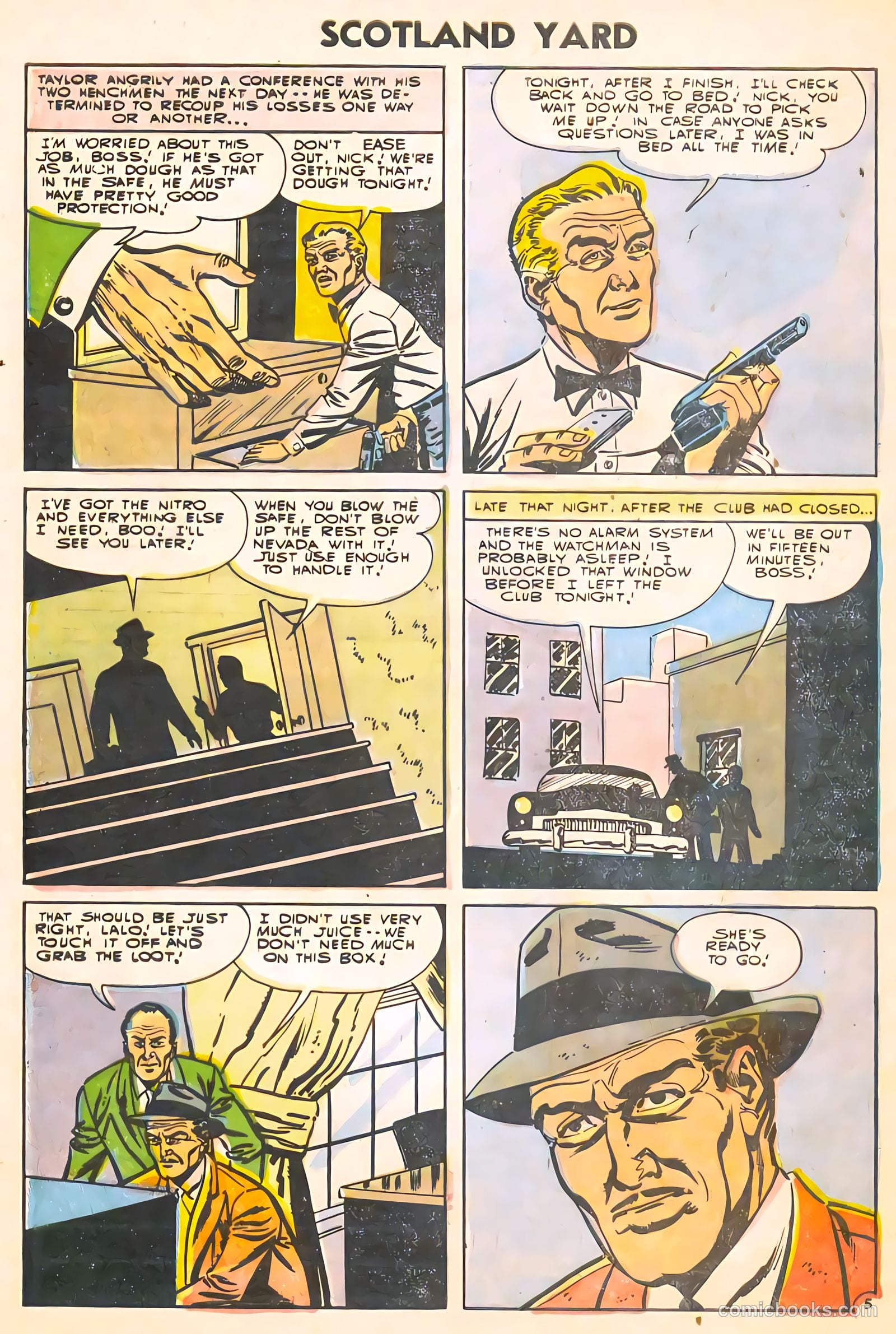 Scotland Yard #3 (1955) — page 32 of 36