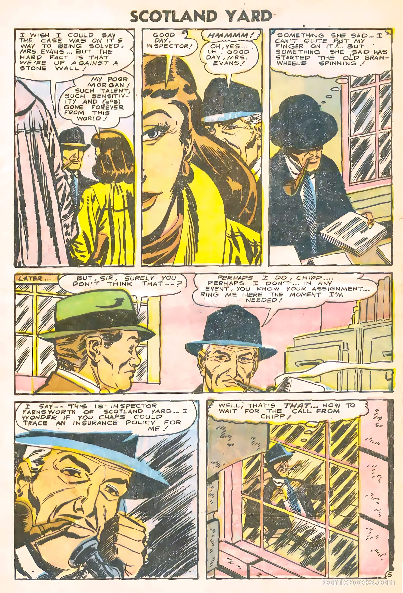 Scotland Yard #4 (1956) — page 8 of 36