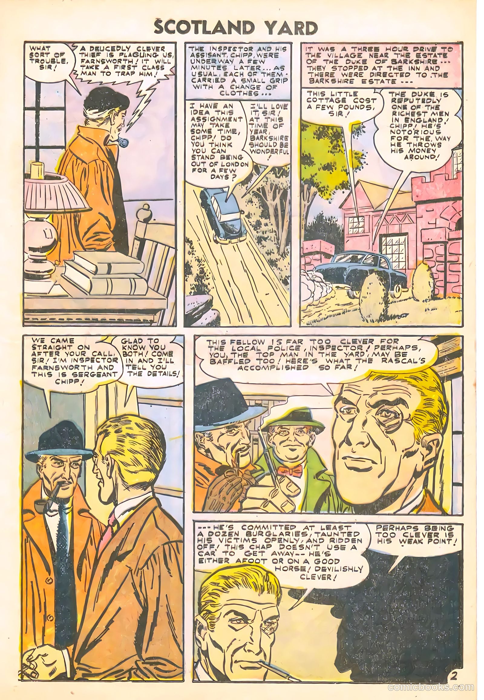 Scotland Yard #4 (1956) — page 25 of 36