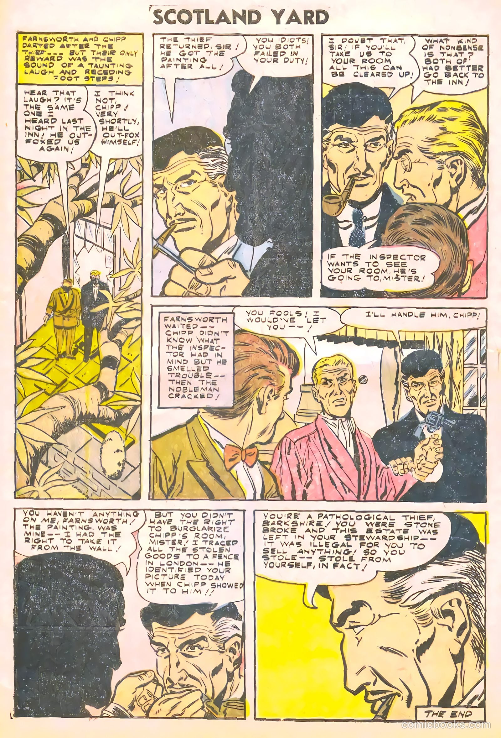 Scotland Yard #4 (1956) — page 32 of 36