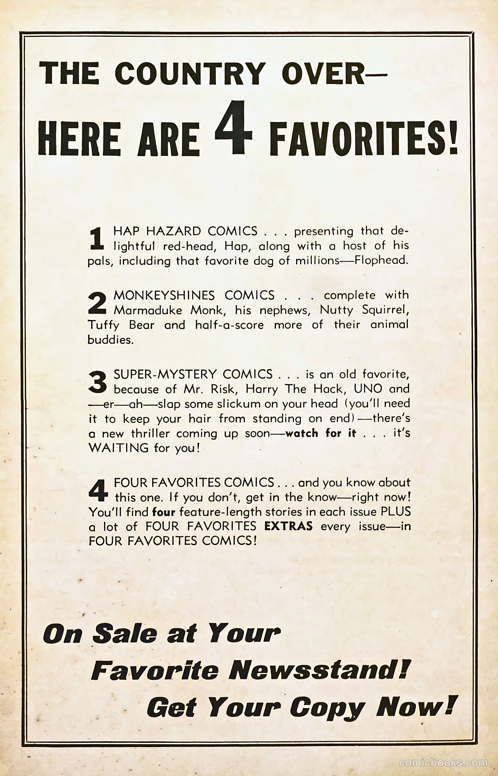 Scream Comics #11 (1946) — page 50 of 51