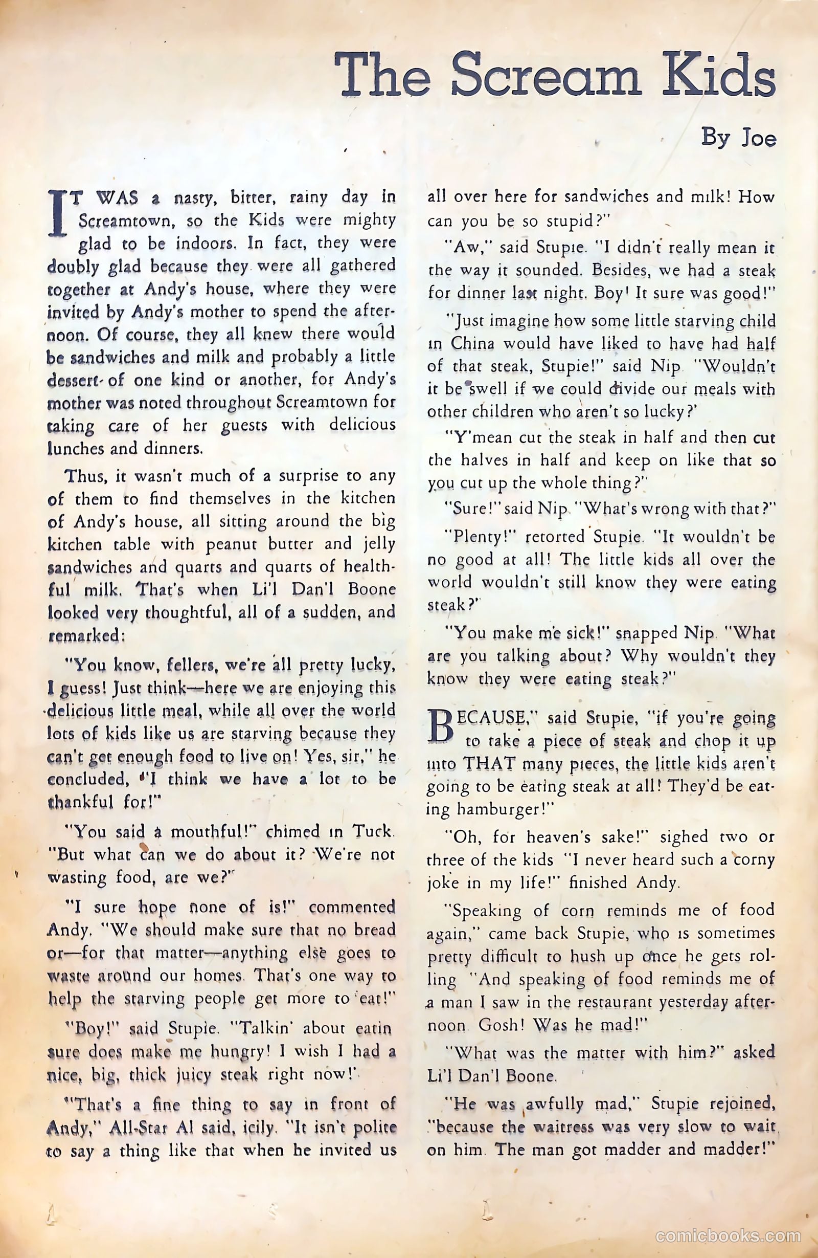 Scream Comics #12 (1947) — page 32 of 52