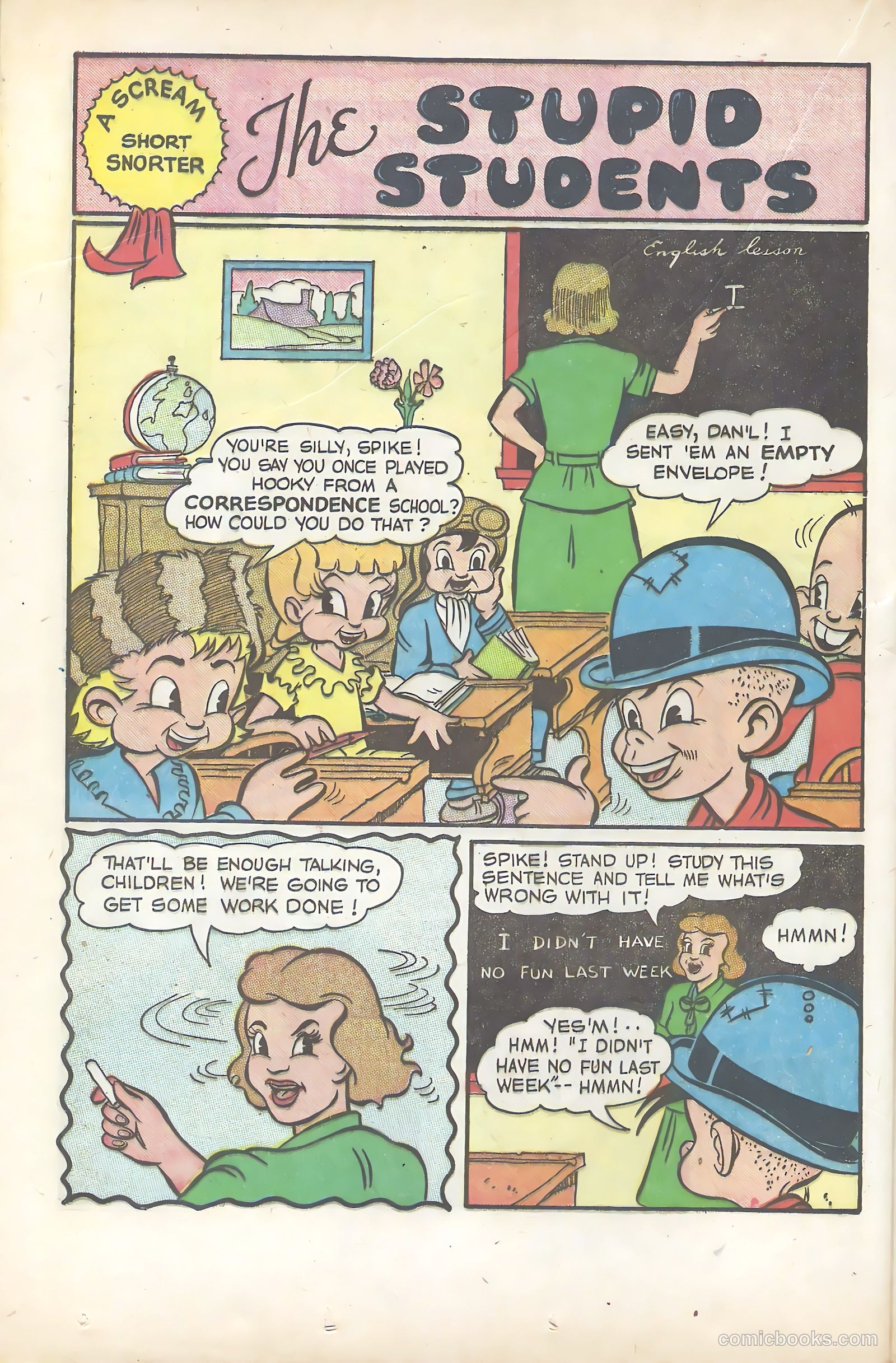 Scream Comics #14 (1947) — page 28 of 52
