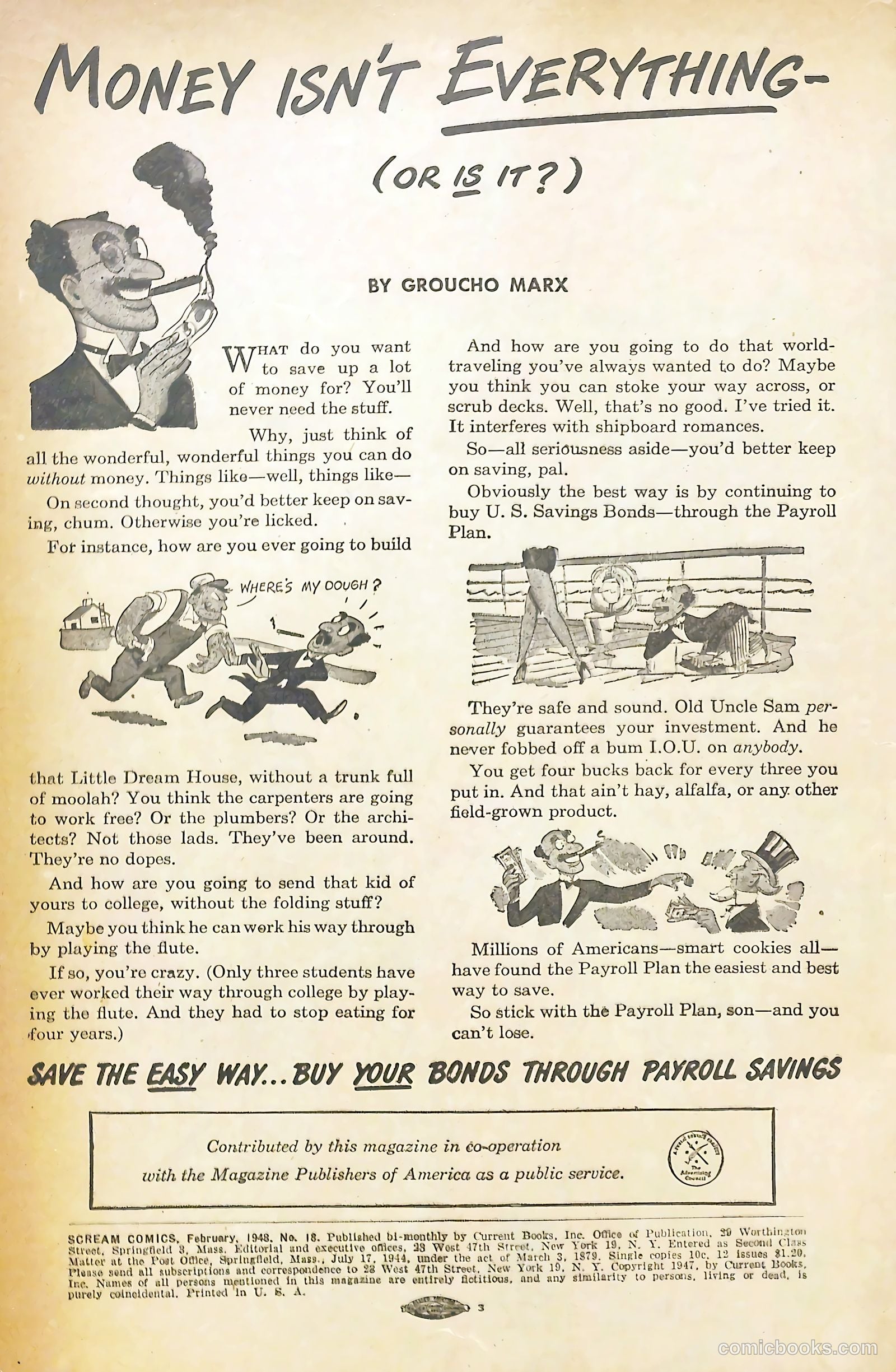 Scream Comics #18 (1948) — page 2 of 52