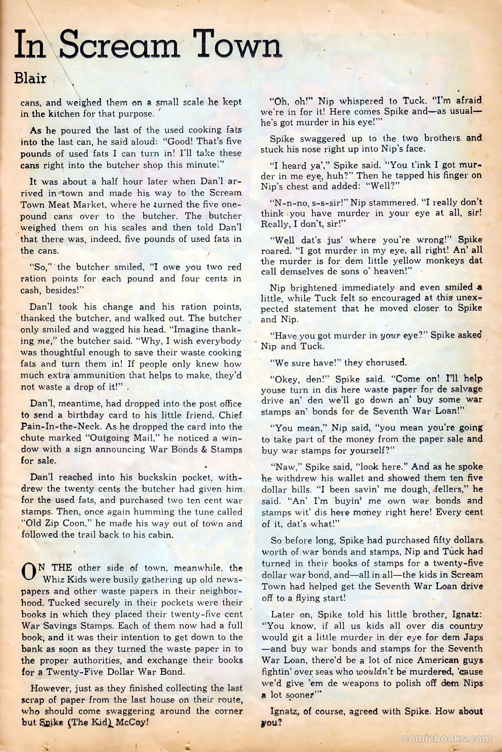 Scream Comics #4 (1945) — page 23 of 36