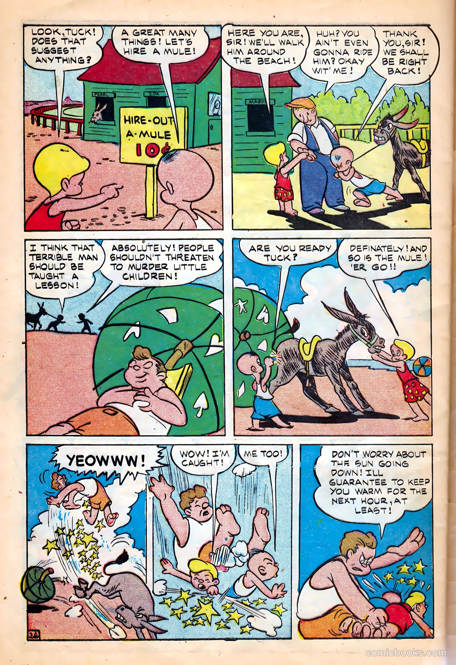 Scream Comics #4 (1945) — page 28 of 36