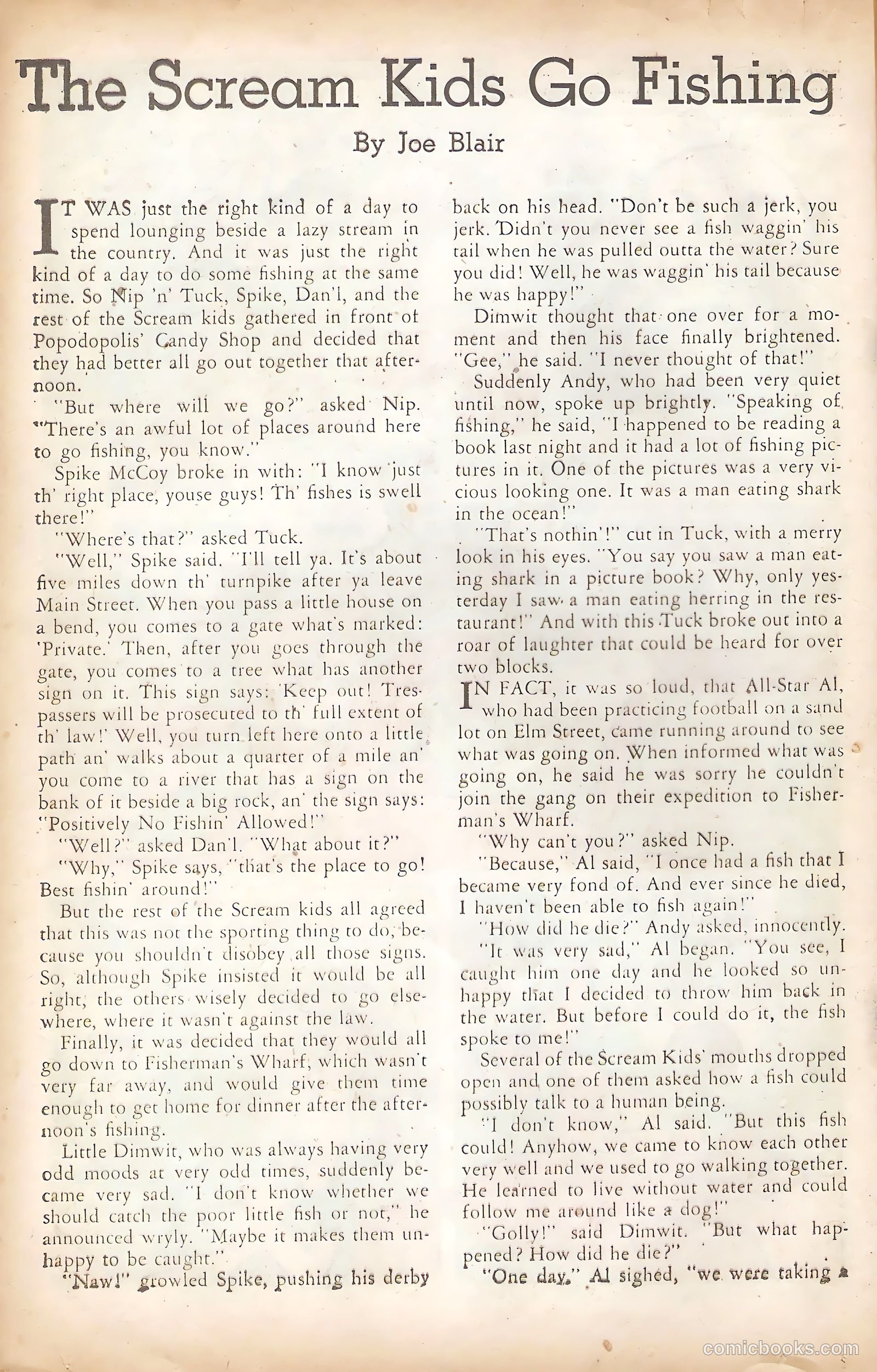 Scream Comics #5 (1945) — page 16 of 36