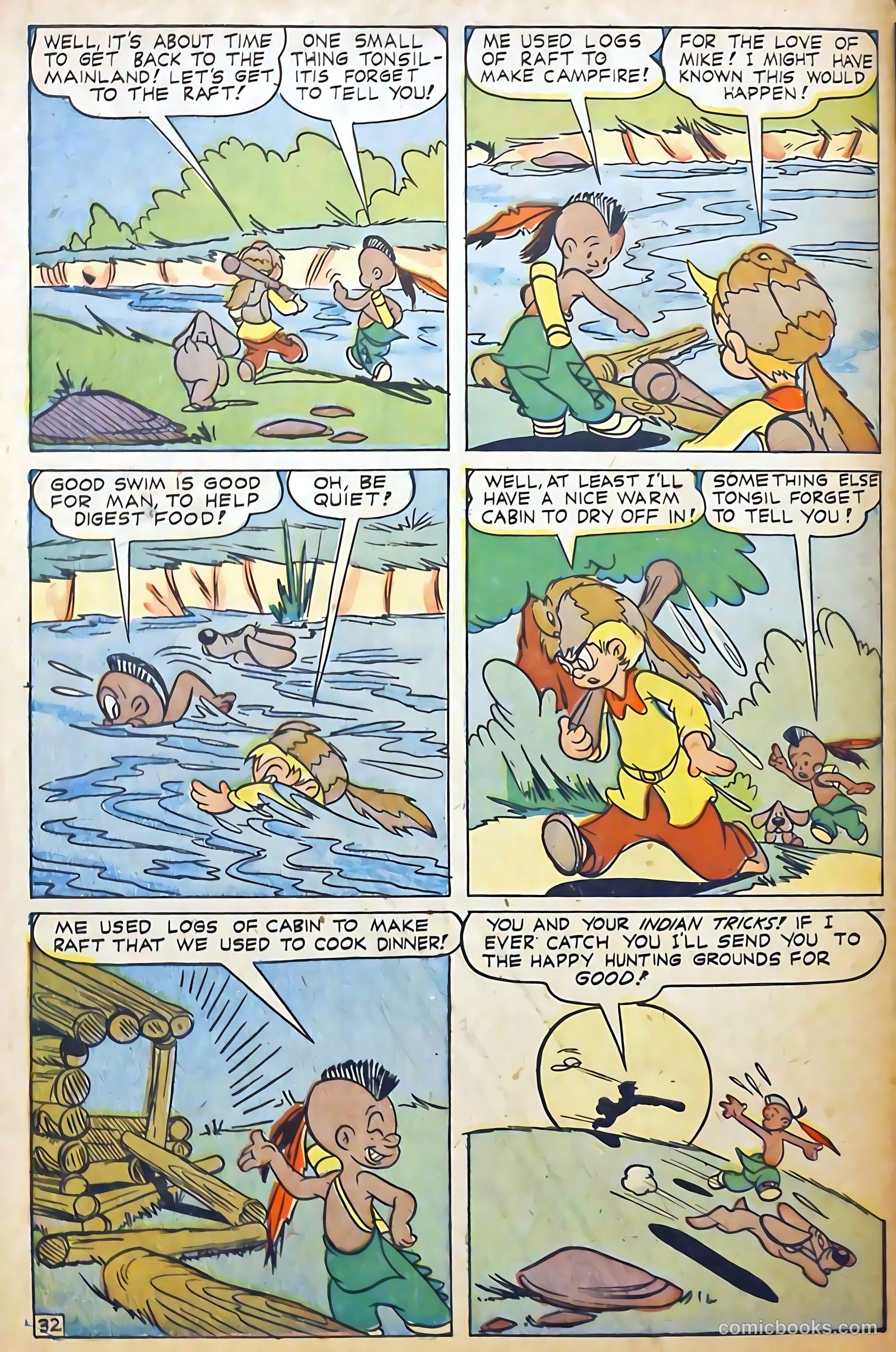 Scream Comics #6 (1945) — page 34 of 36