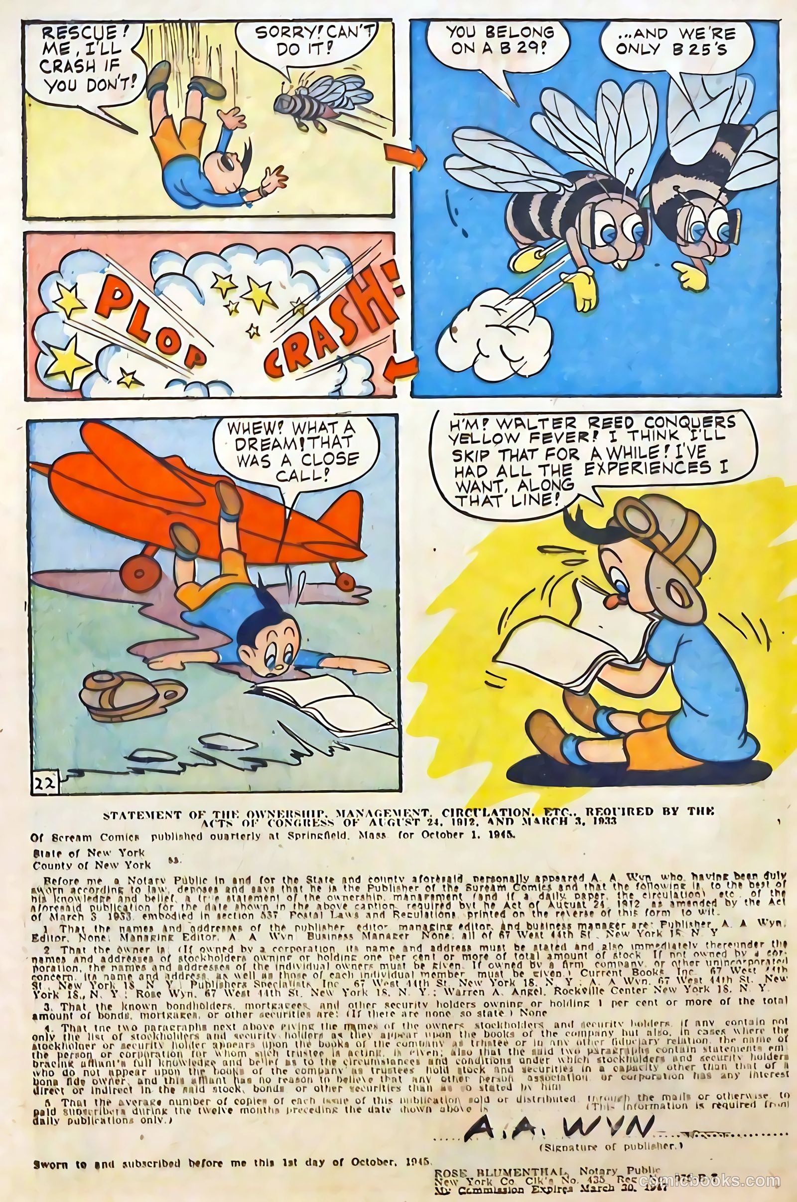 Scream Comics #7 (1946) — page 24 of 36