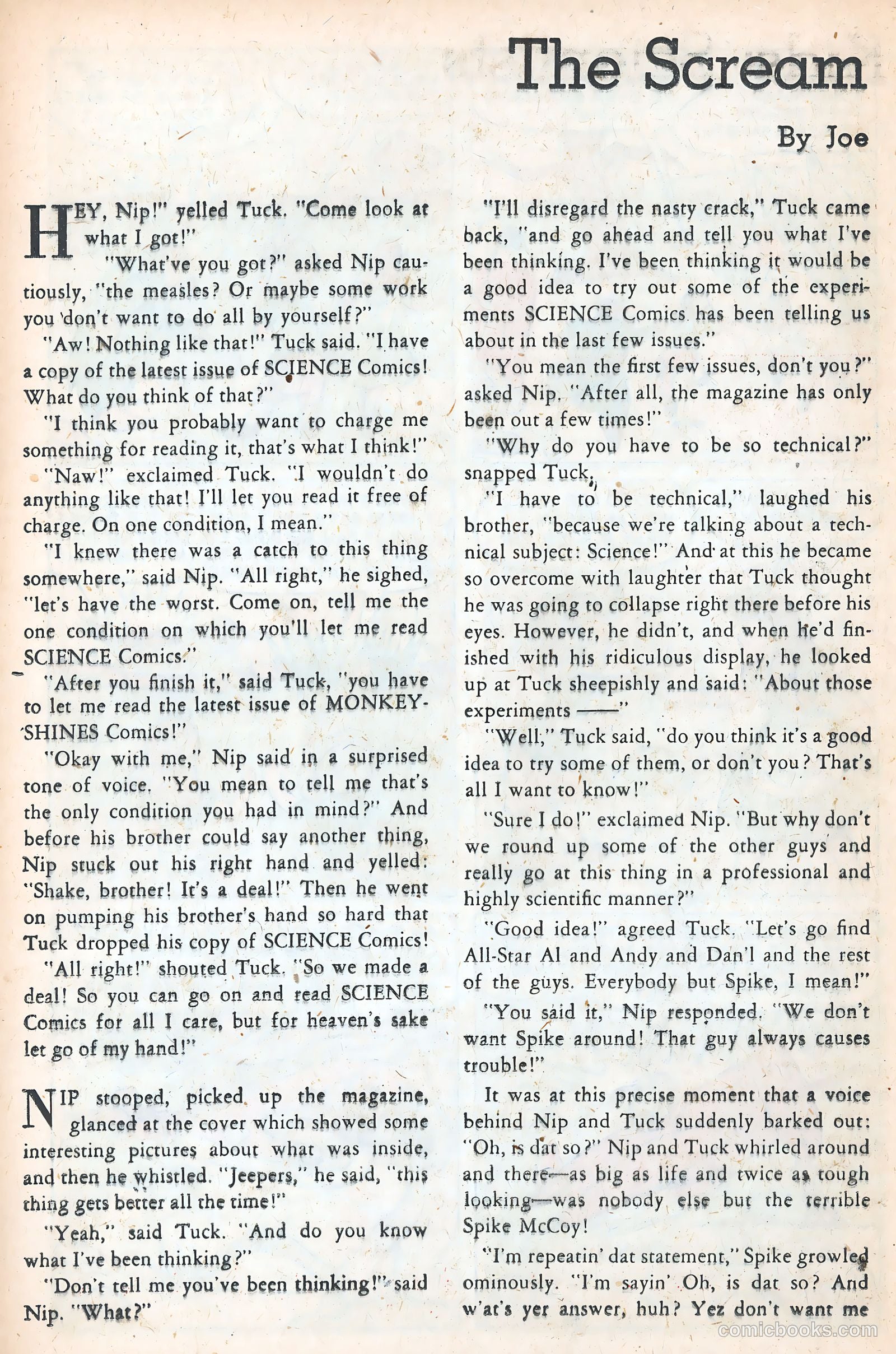Scream Comics #8 (1946) — page 16 of 36