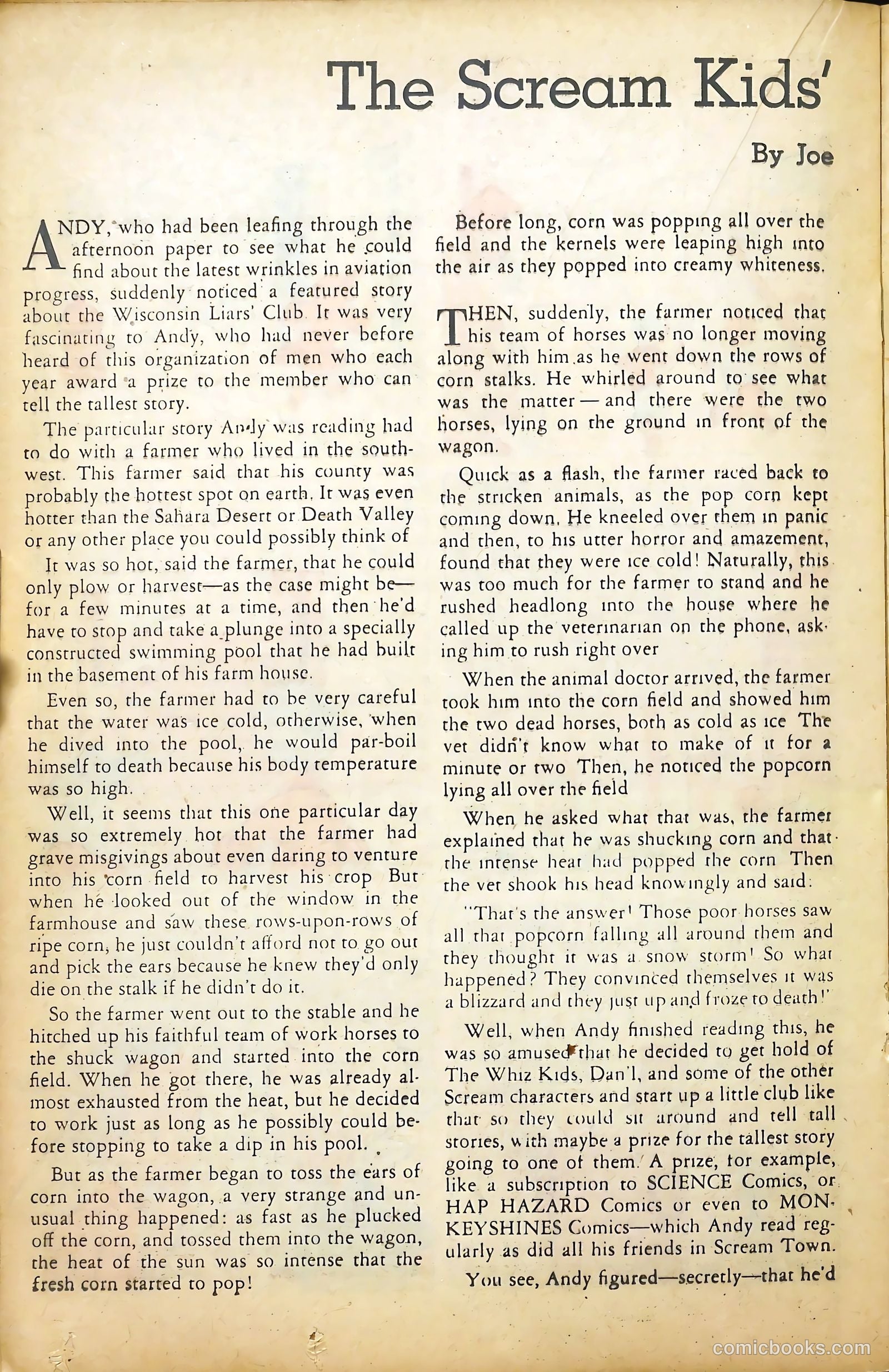 Scream Comics #9 (1946) — page 29 of 53