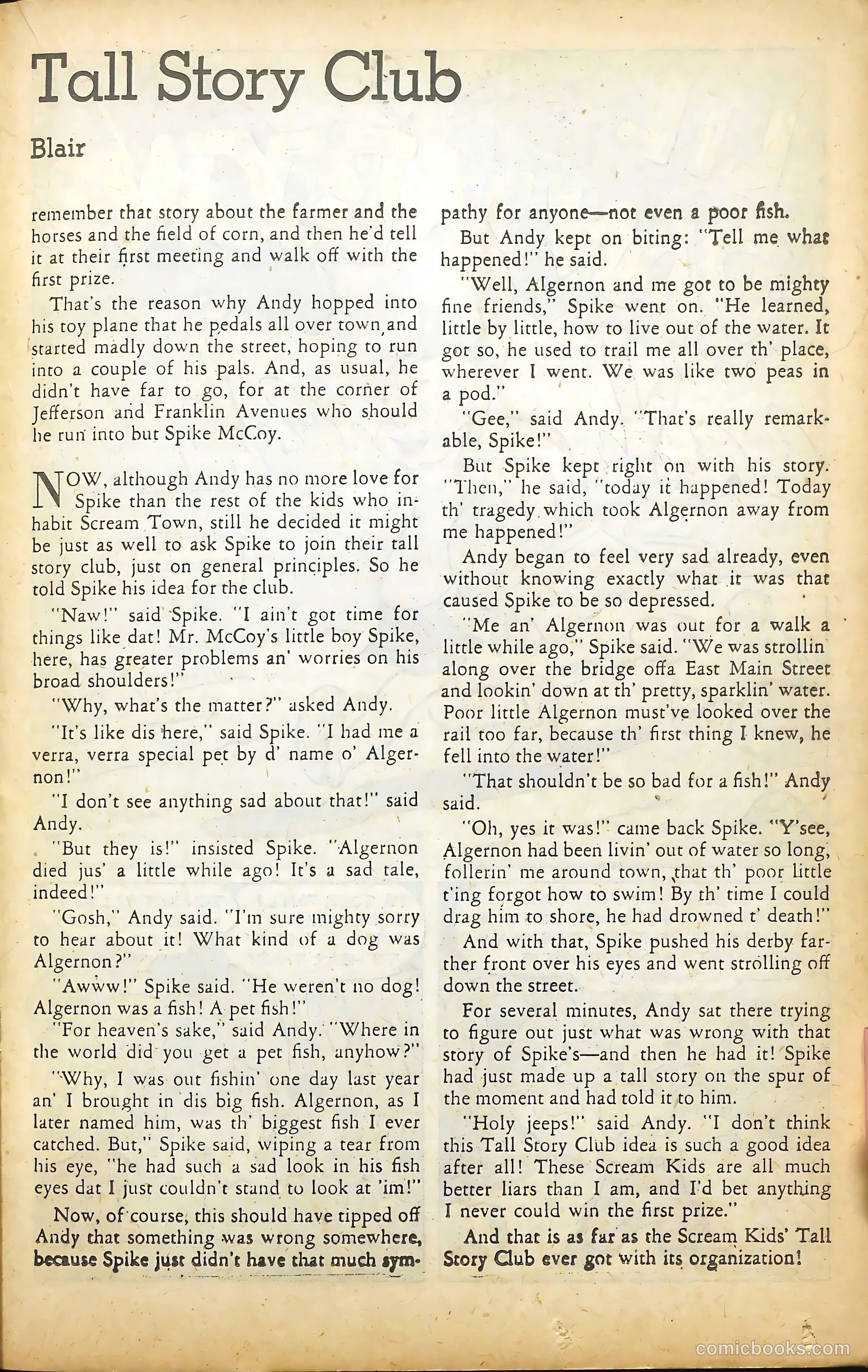 Scream Comics #9 (1946) — page 30 of 53