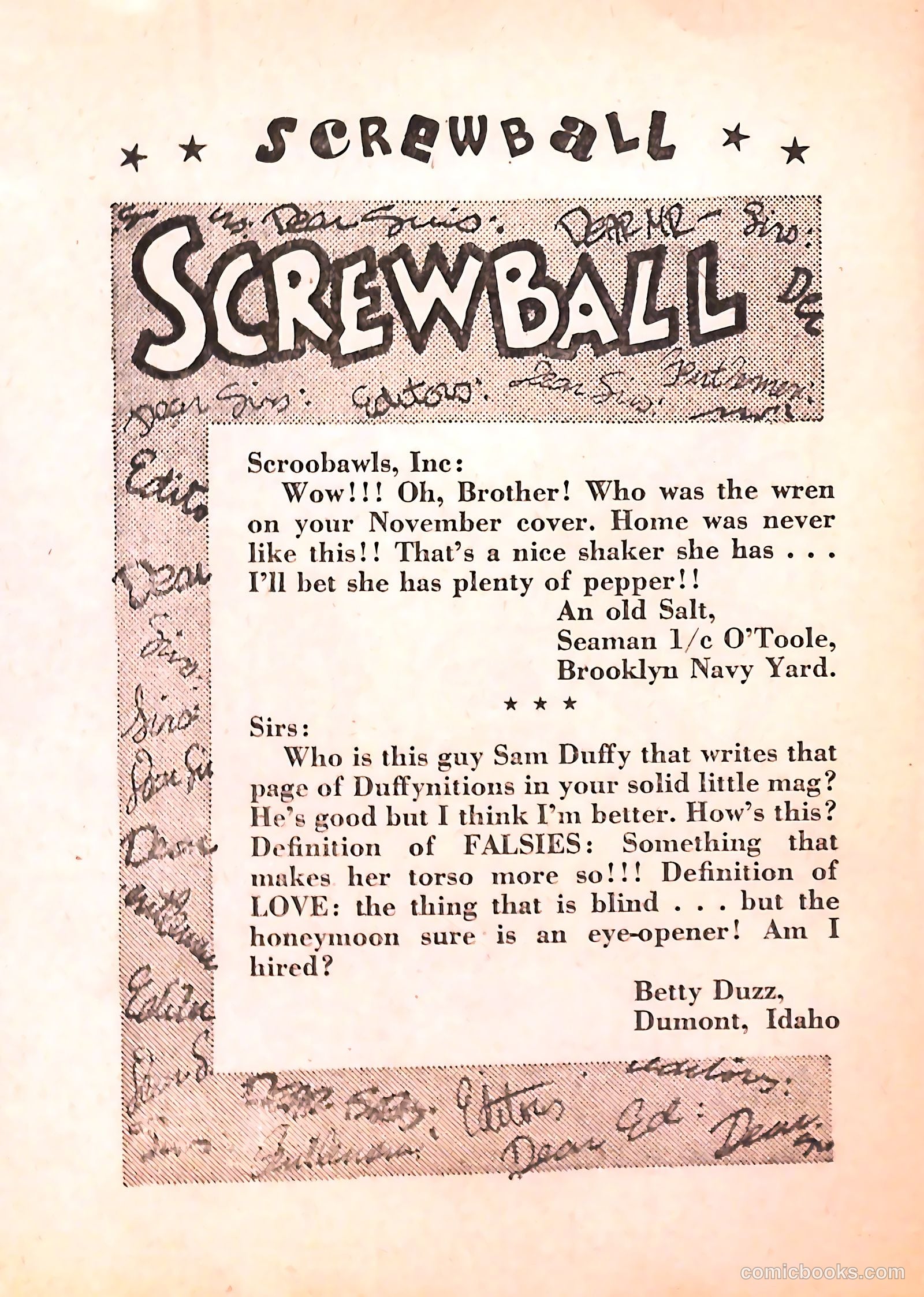Screwball #1 (1948) — page 58 of 70