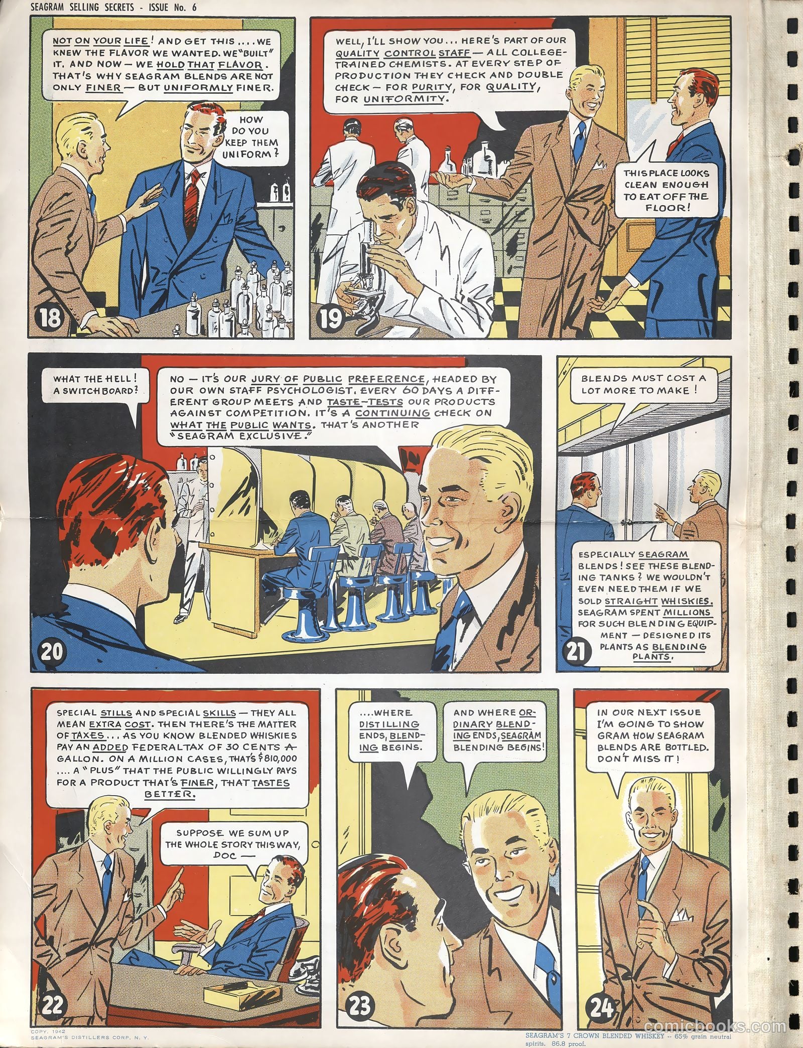 Seagram Selling Secrets #6 (1942) — page 5 of 5