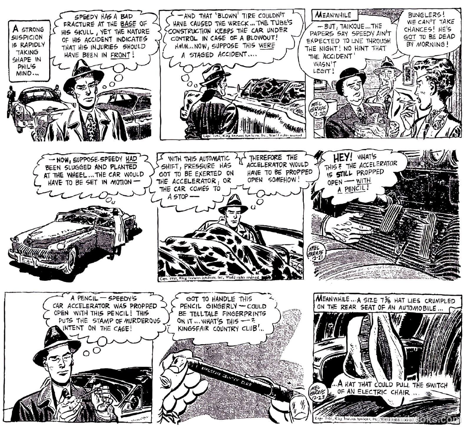Secret Agent Michael Chance #9 (1950) — page 19 of 37