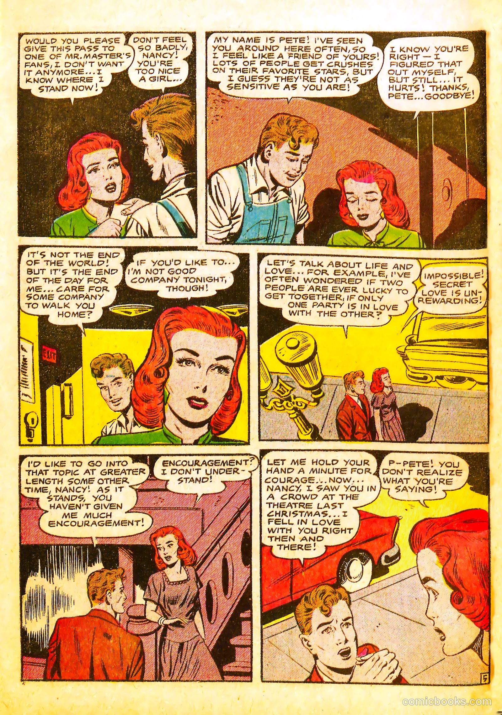 Secret Love #1 (1955) — page 8 of 36