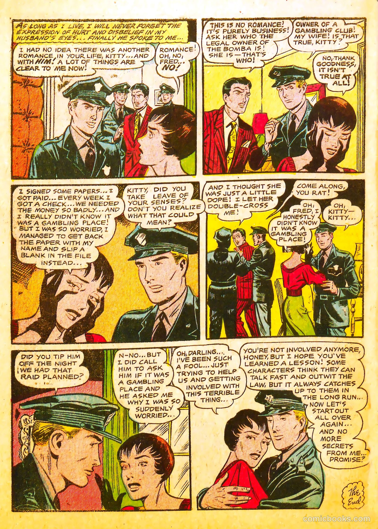 Secret Love #1 (1955) — page 34 of 36