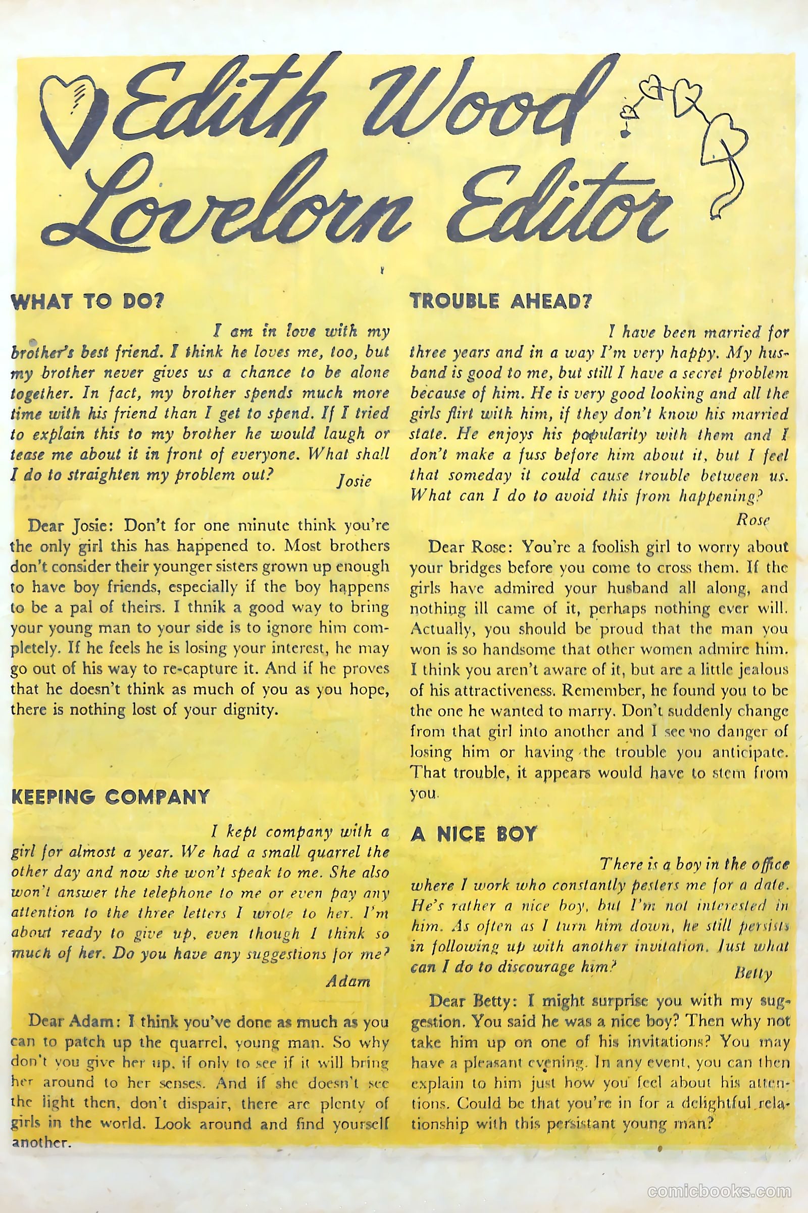 Secret Love #6 (1958) — page 13 of 36