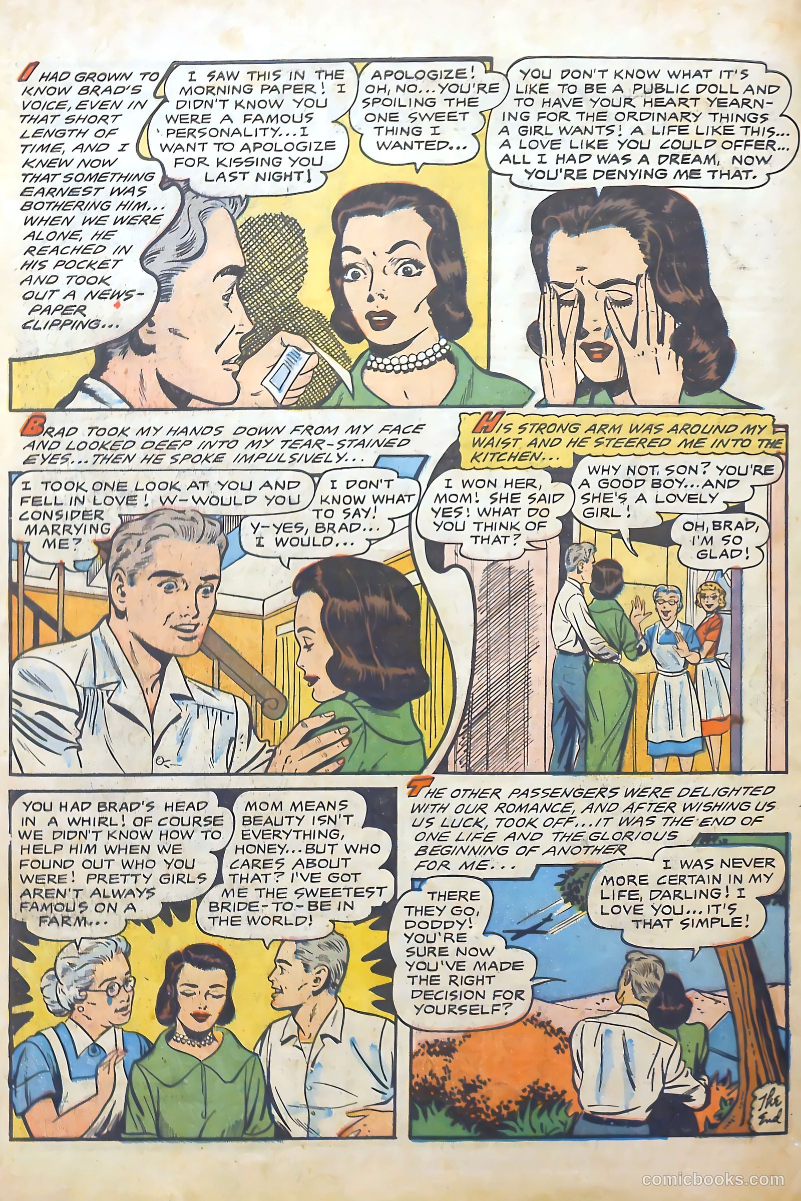 Secret Love #6 (1958) — page 34 of 36