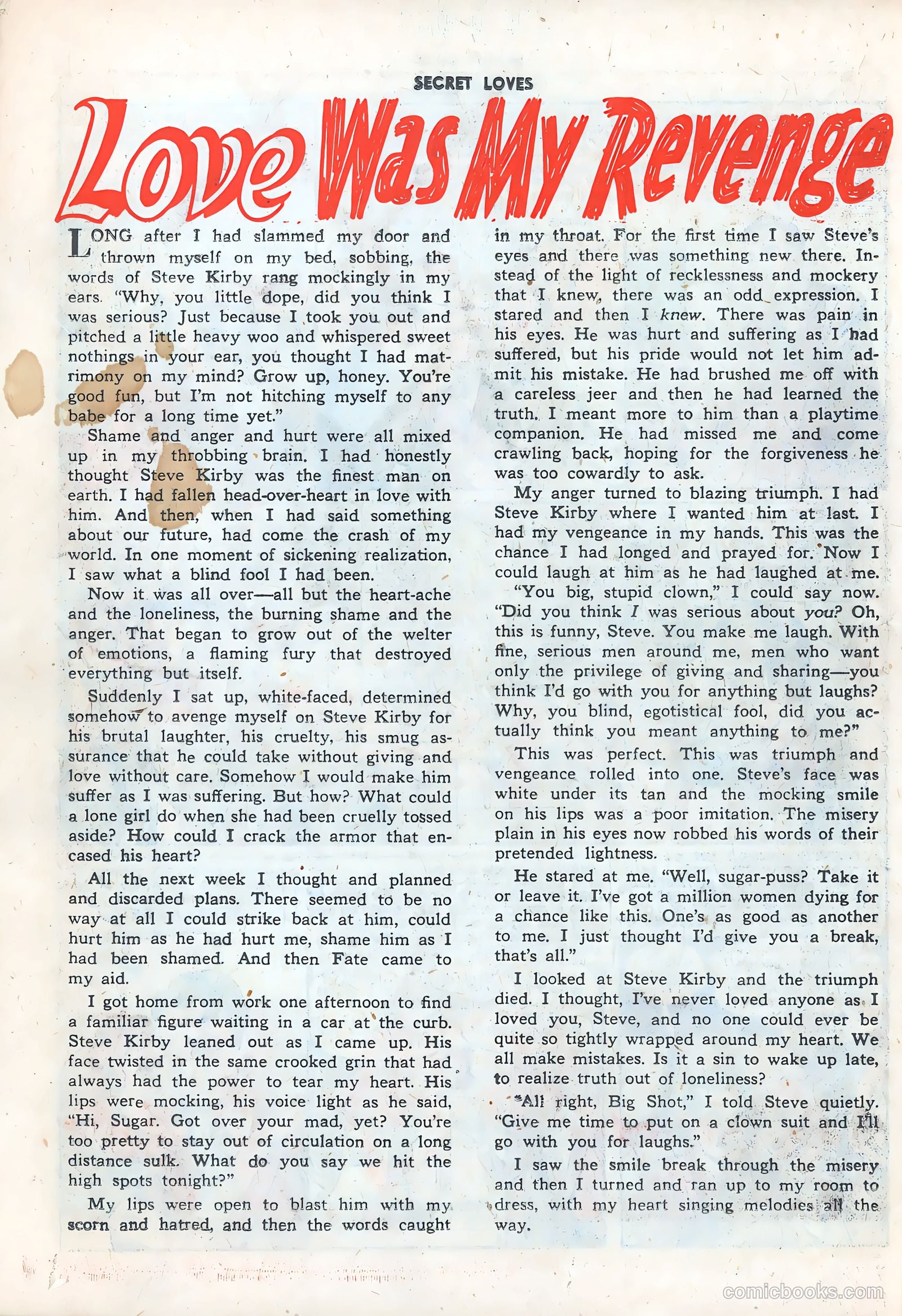 Secret Loves #1 (1949) — page 26 of 36
