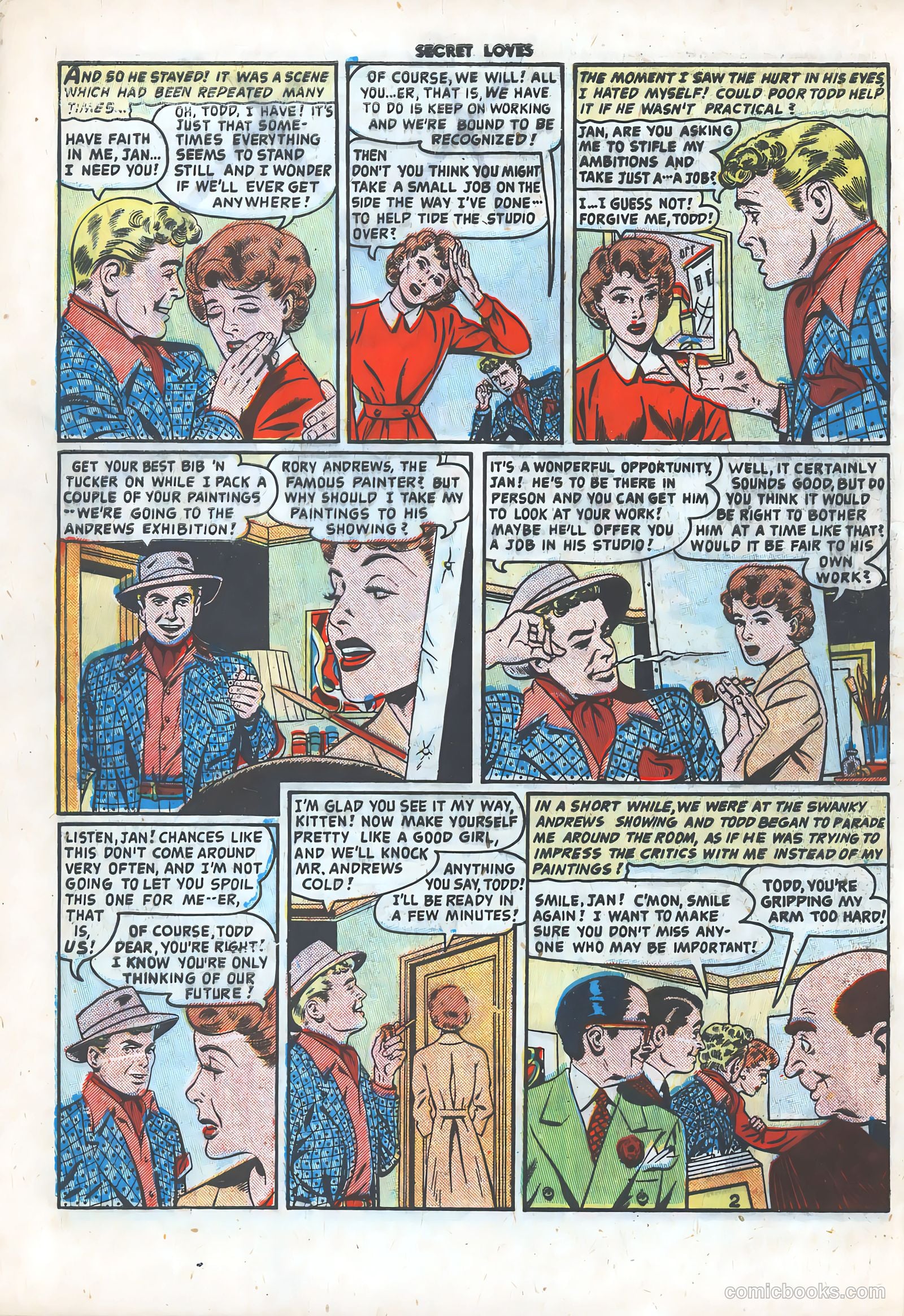 Secret Loves #1 (1949) — page 28 of 36