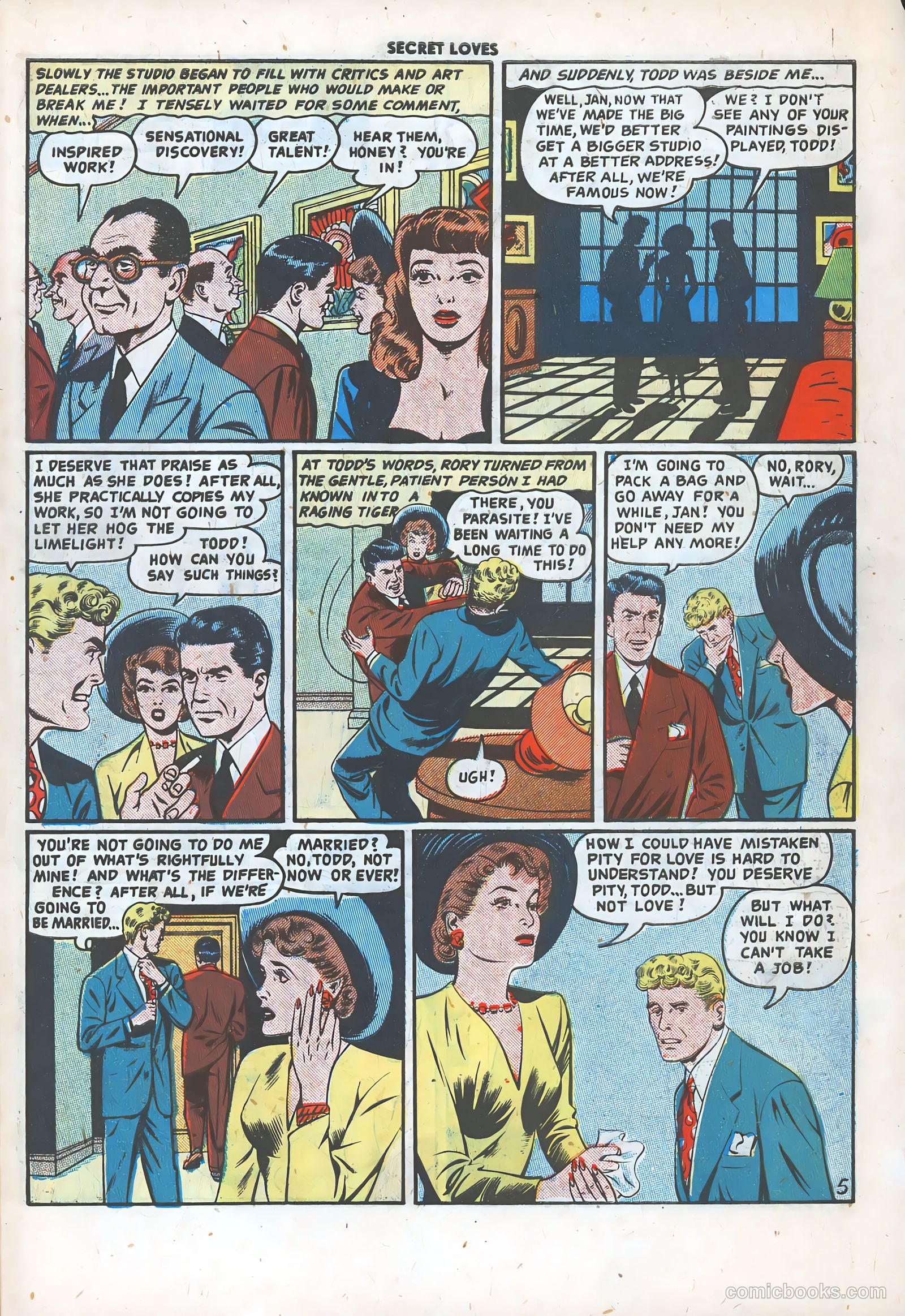 Secret Loves #1 (1949) — page 31 of 36