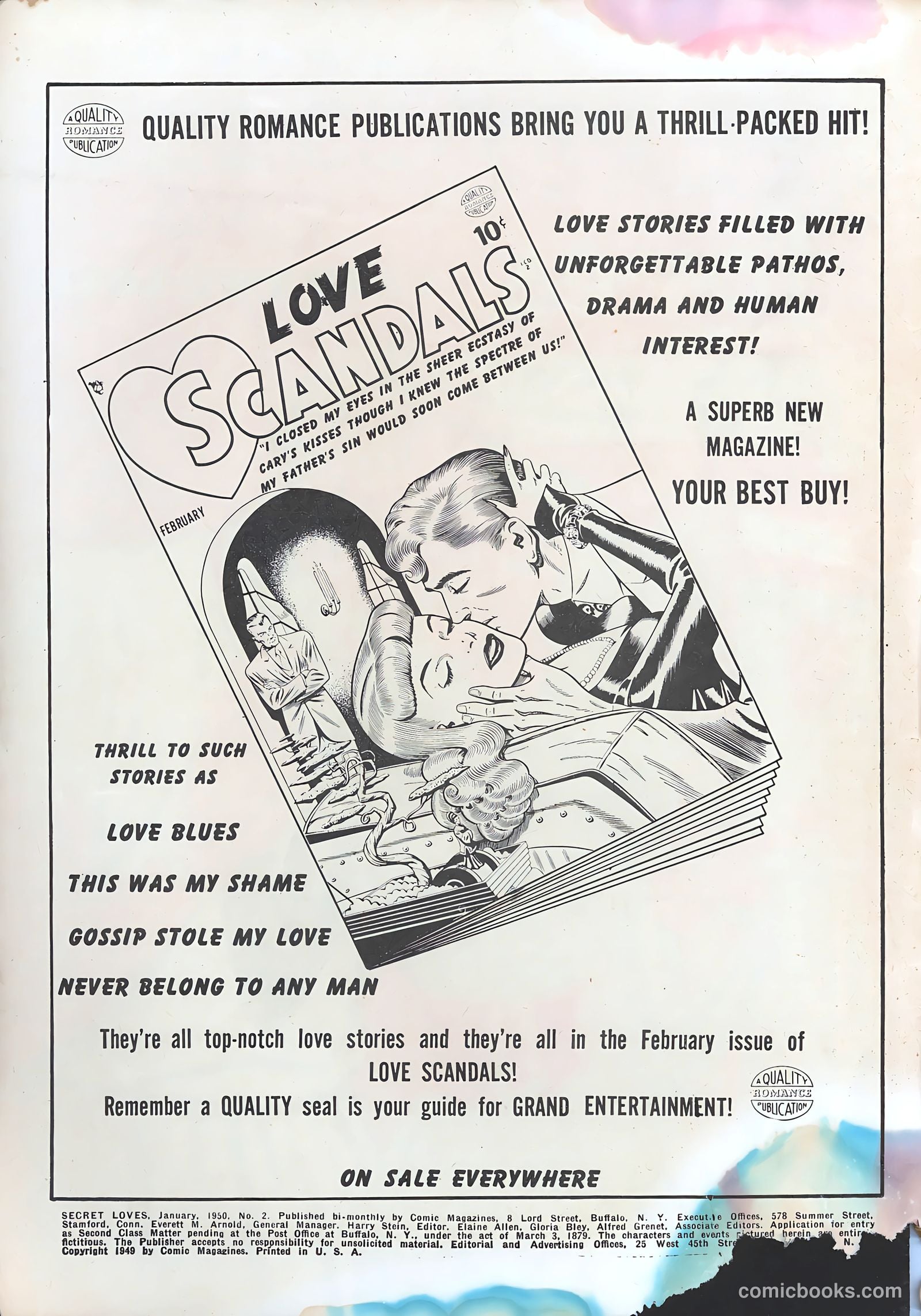 Secret Loves #2 (1950) — page 3 of 37