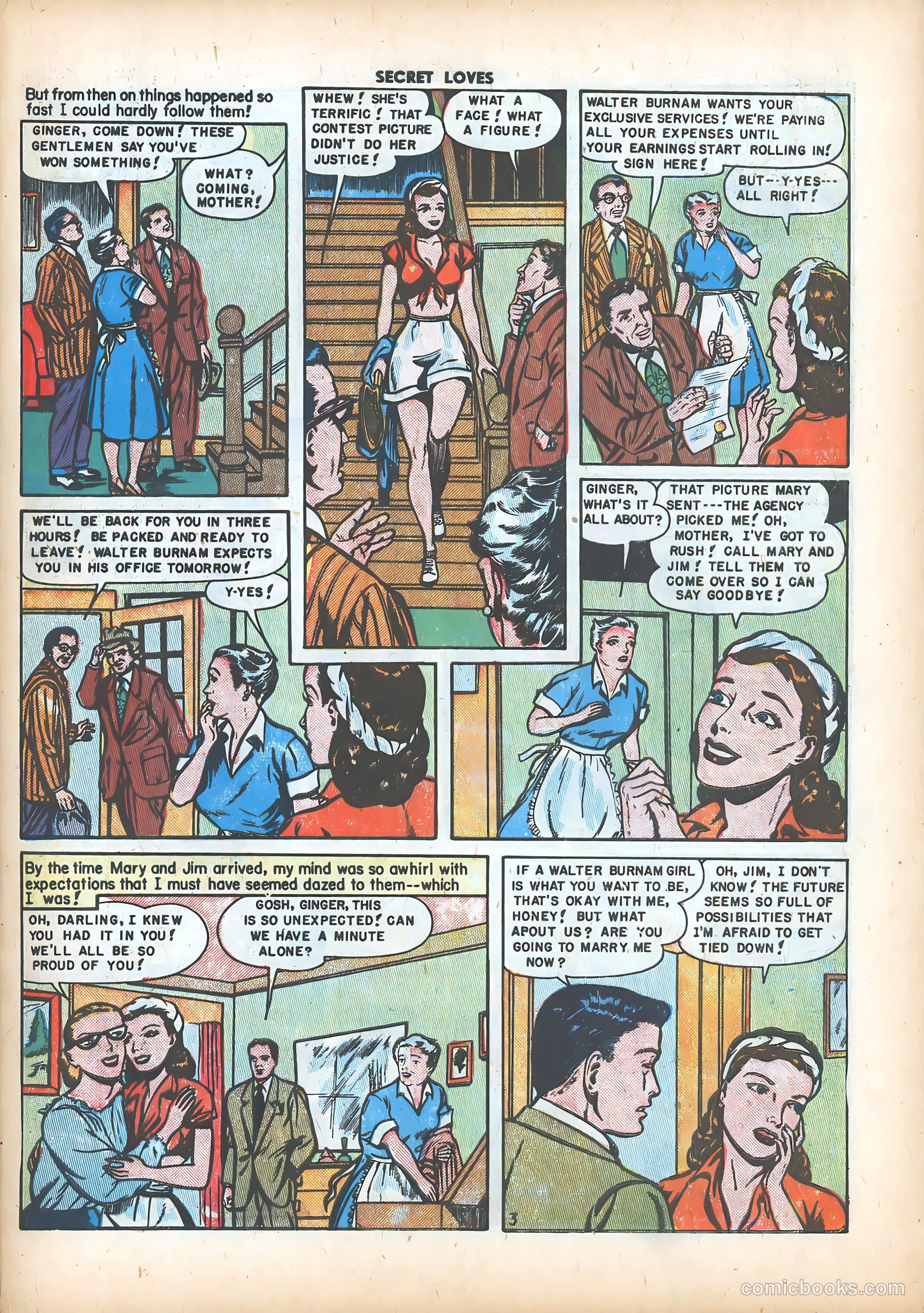 Secret Loves #3 (1950) — page 29 of 36