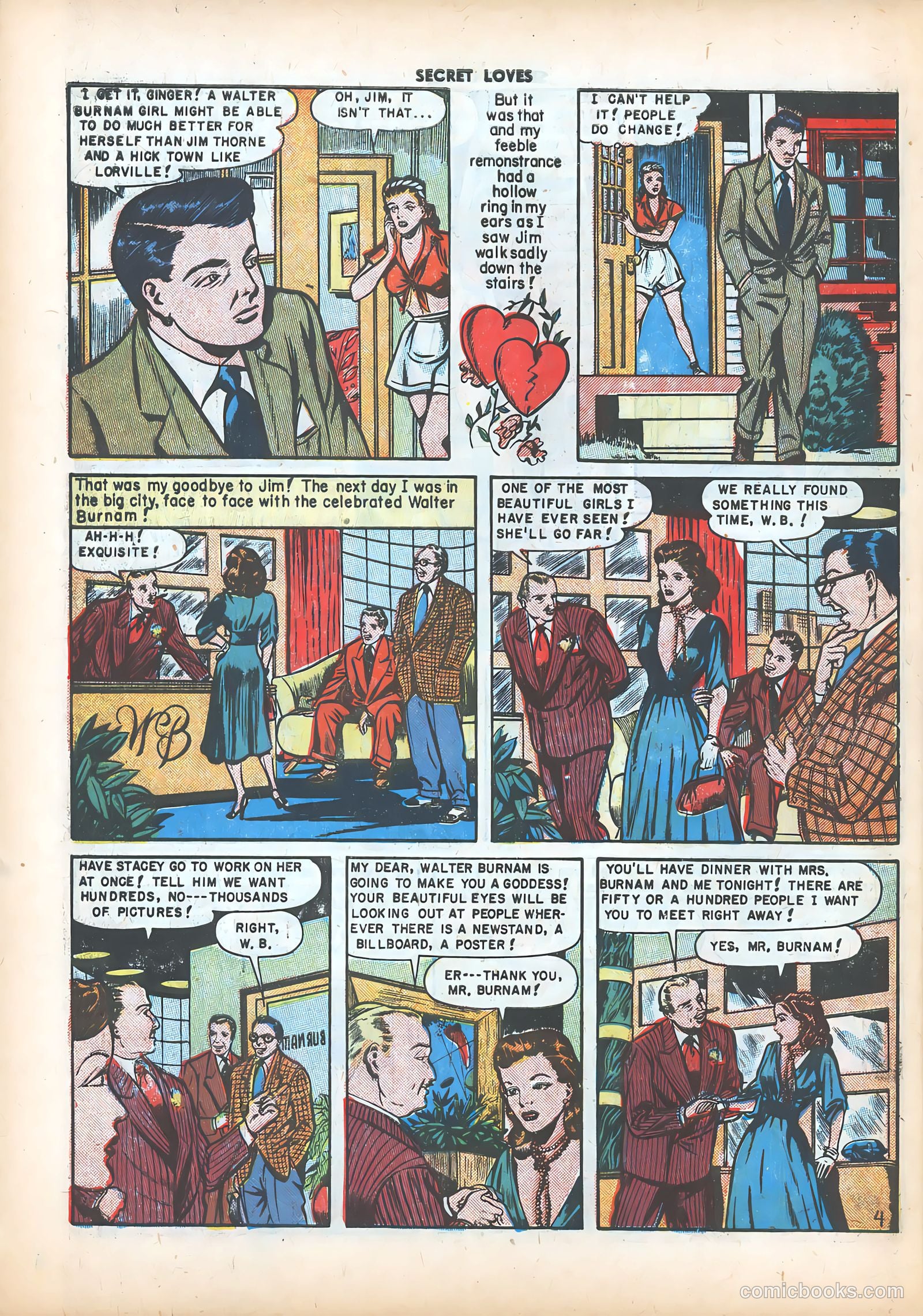 Secret Loves #3 (1950) — page 30 of 36