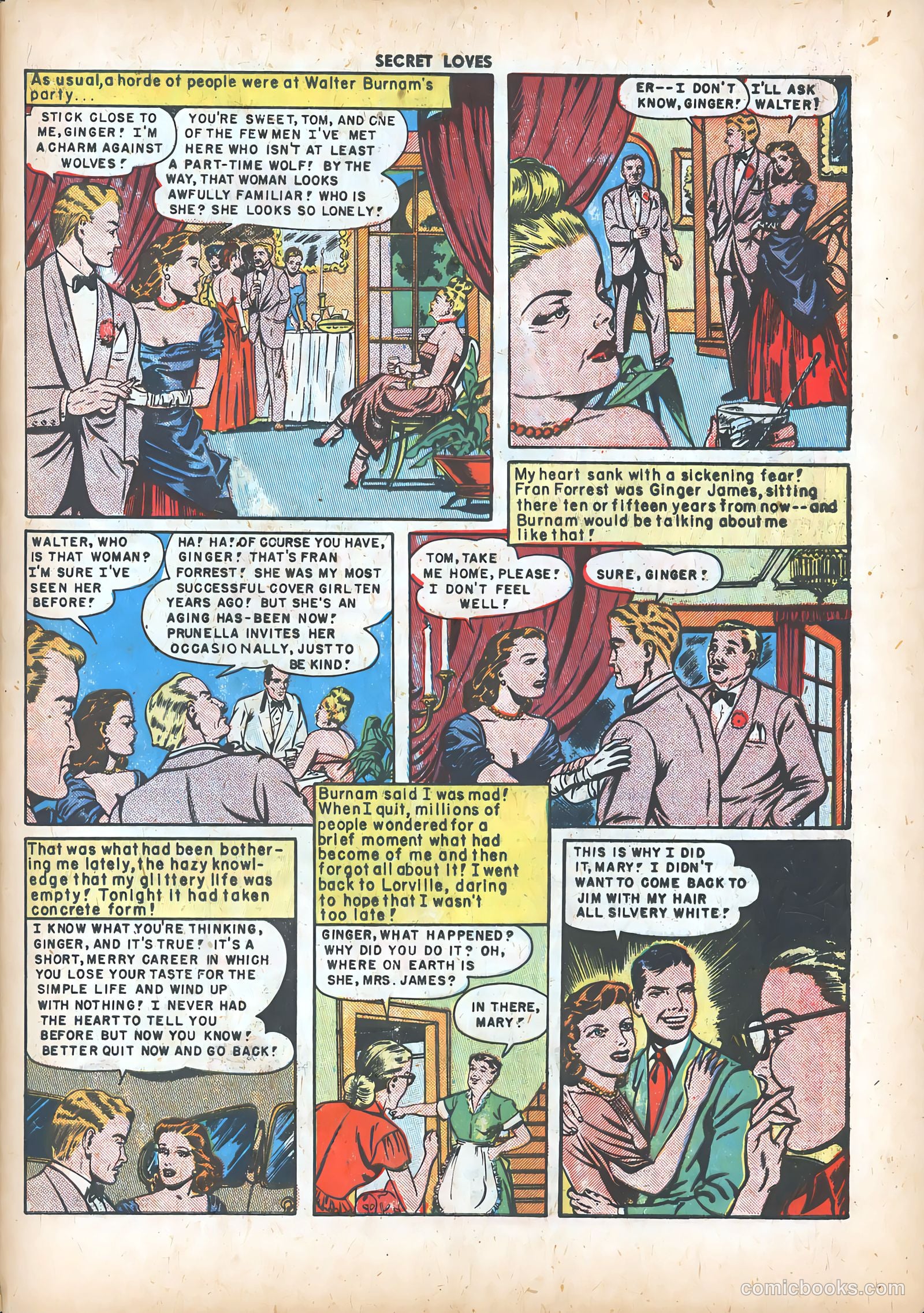 Secret Loves #3 (1950) — page 33 of 36