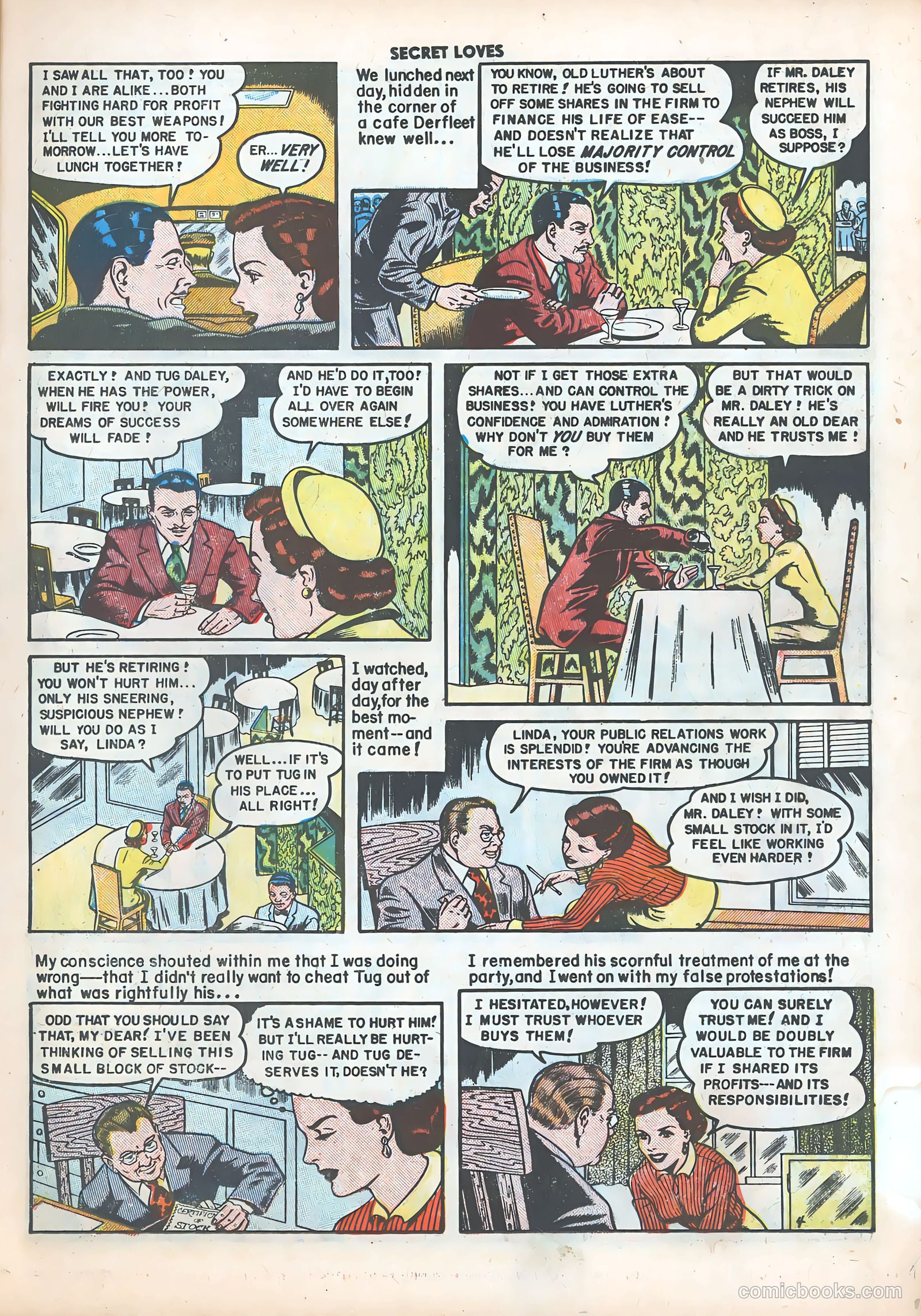 Secret Loves #4 (1950) — page 15 of 36