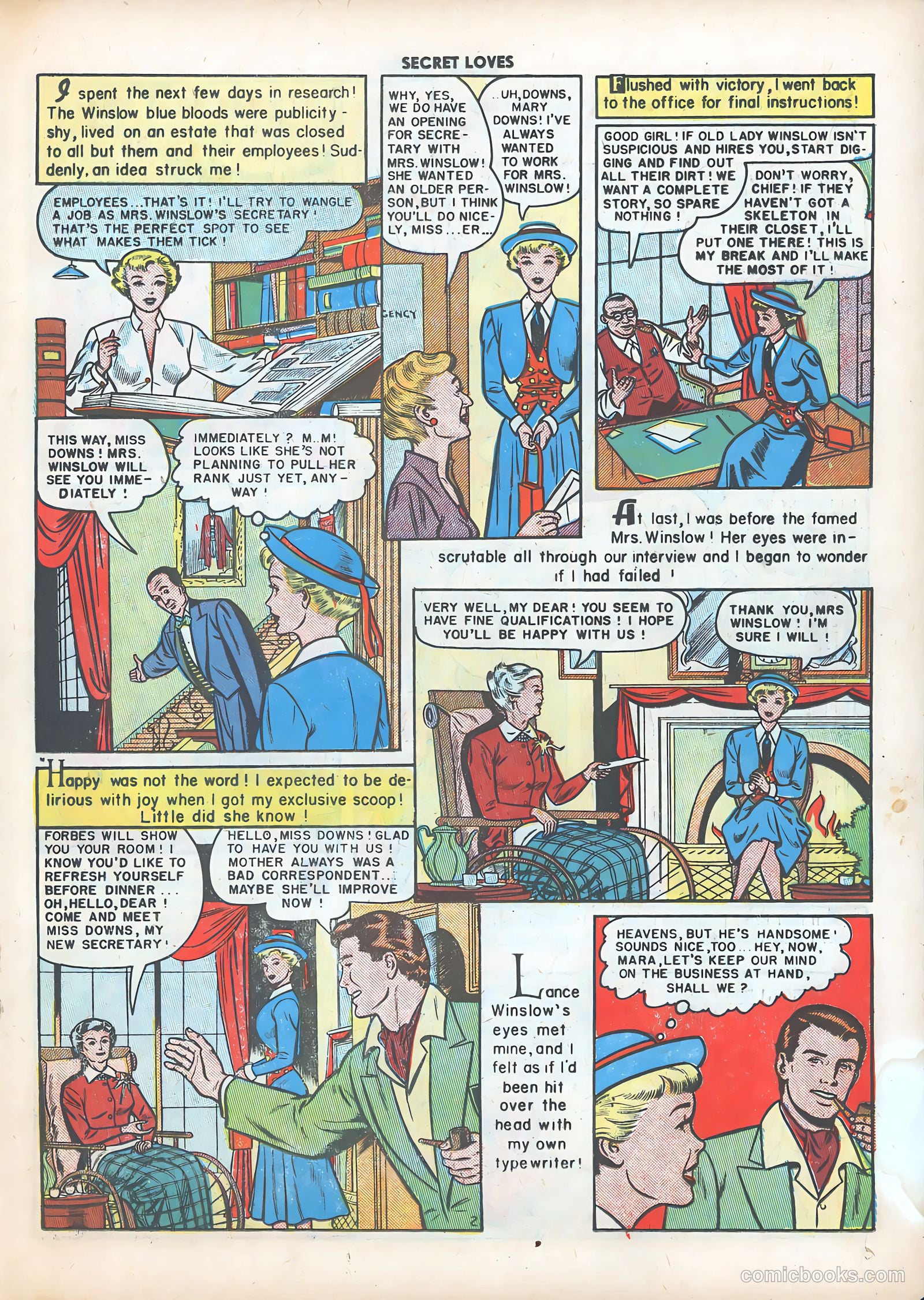 Secret Loves #4 (1950) — page 19 of 36