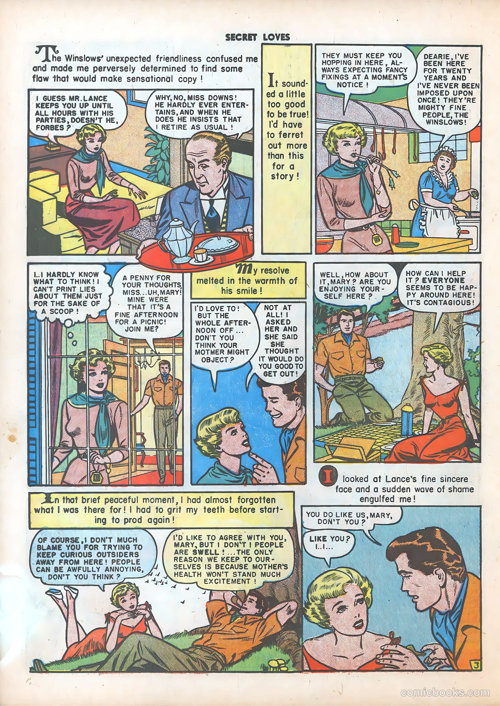 Secret Loves #4 (1950) — page 20 of 36