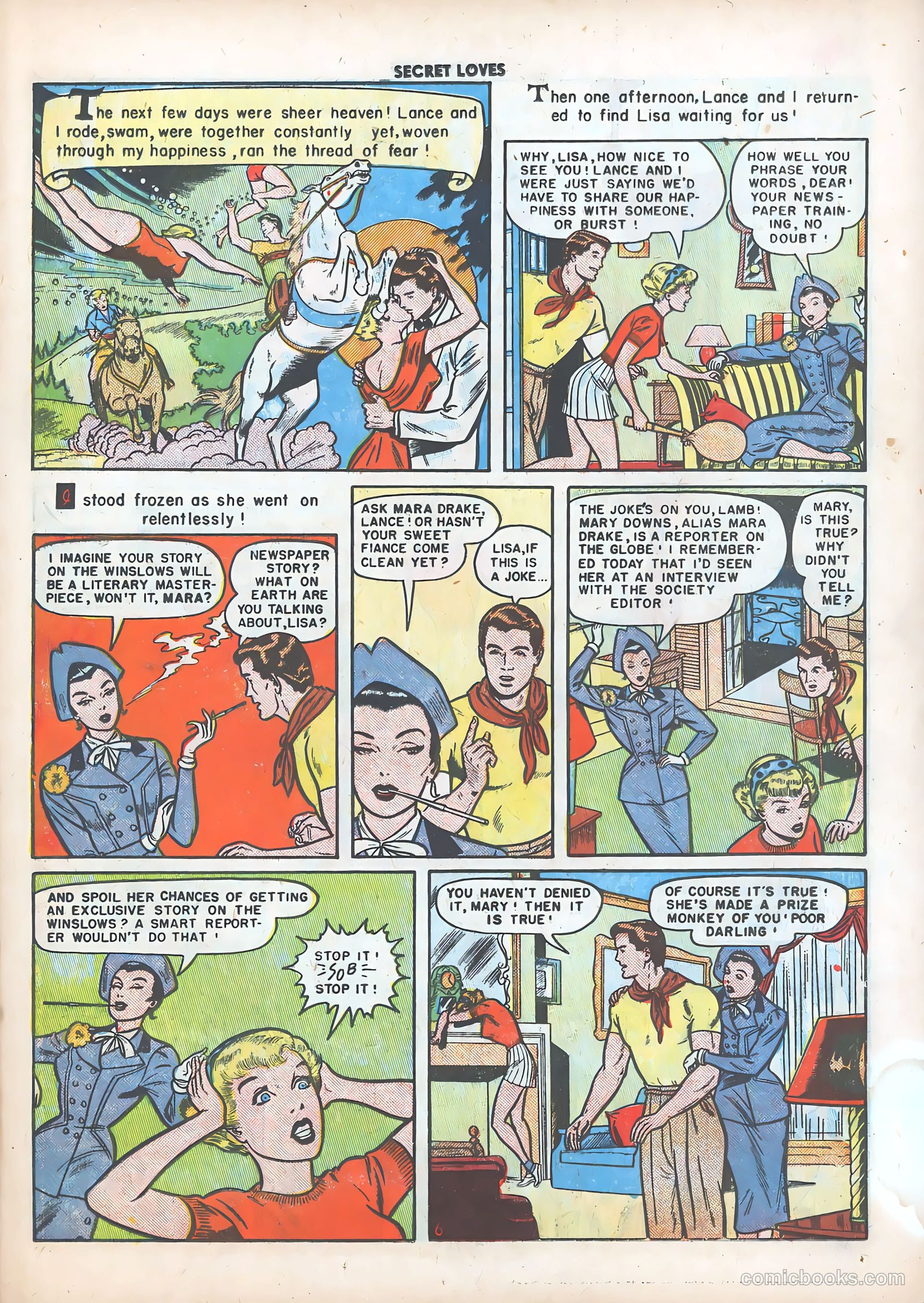 Secret Loves #4 (1950) — page 23 of 36