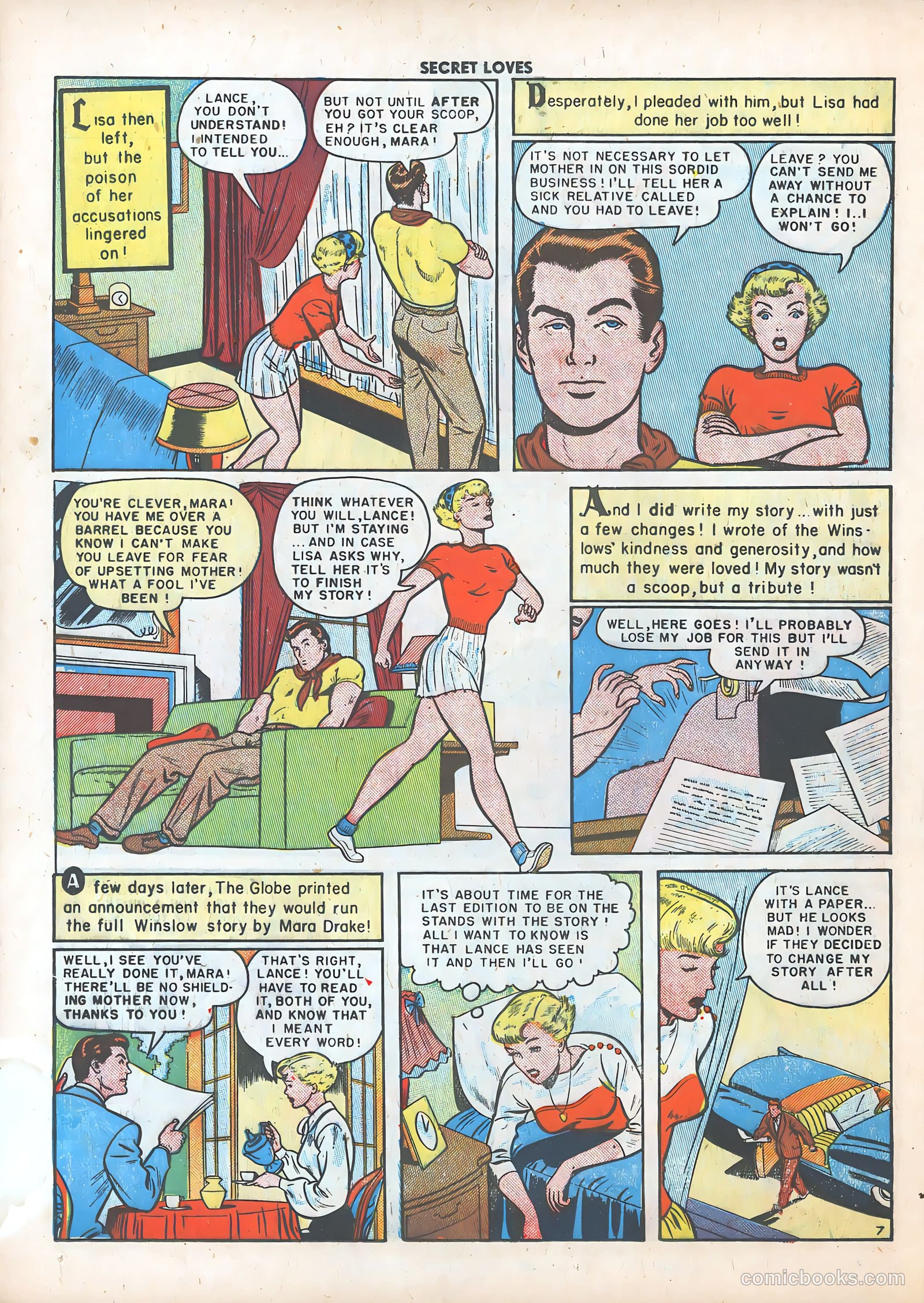 Secret Loves #4 (1950) — page 24 of 36