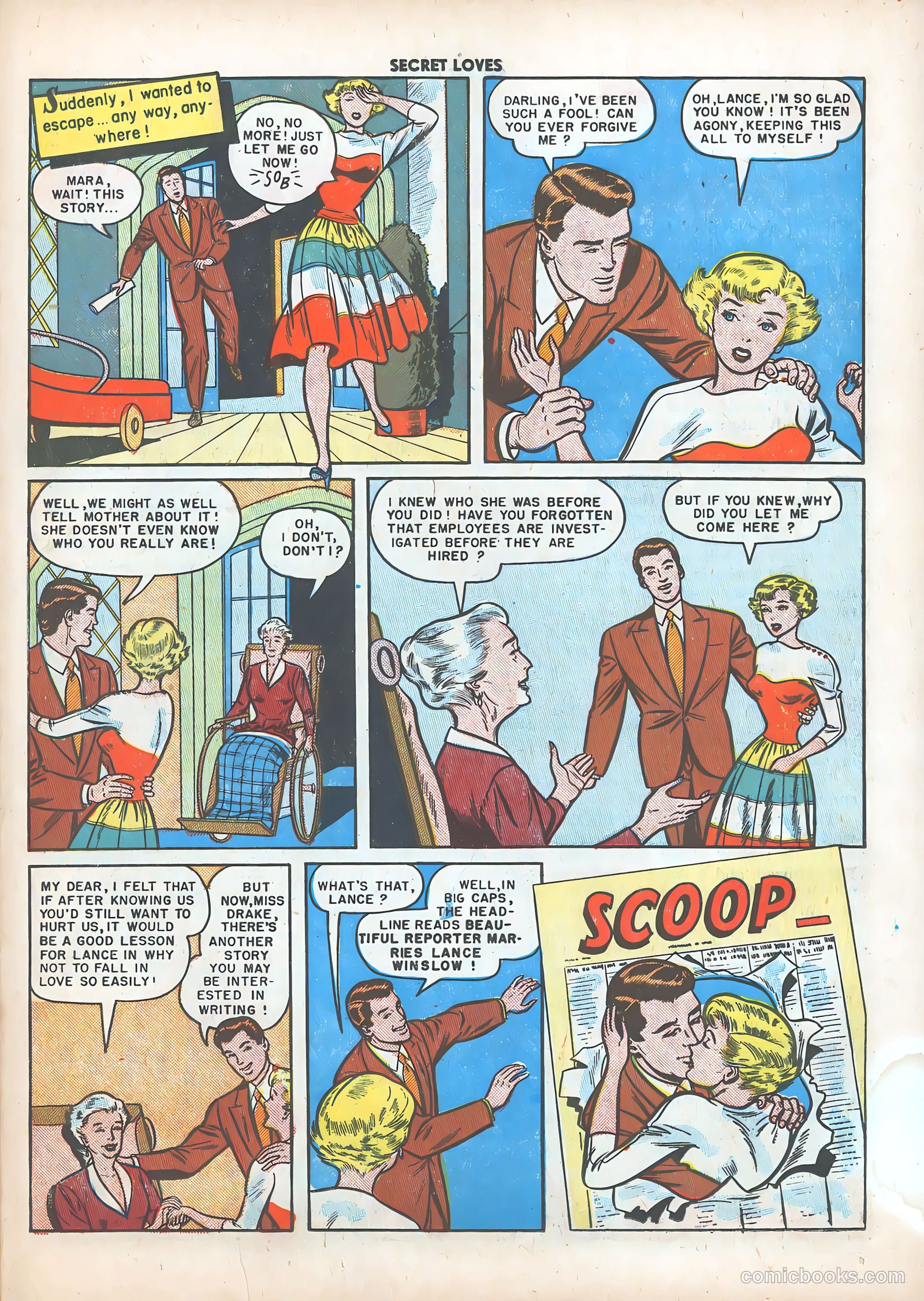 Secret Loves #4 (1950) — page 25 of 36