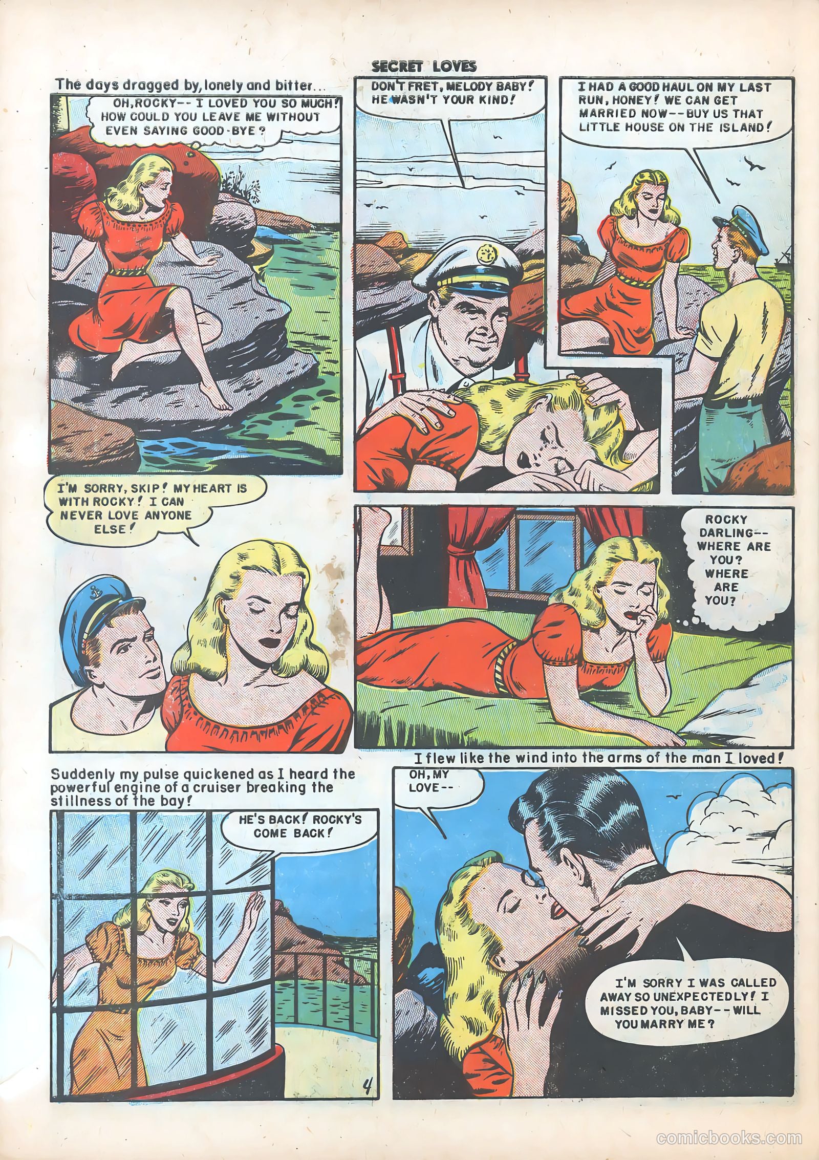 Secret Loves #4 (1950) — page 30 of 36