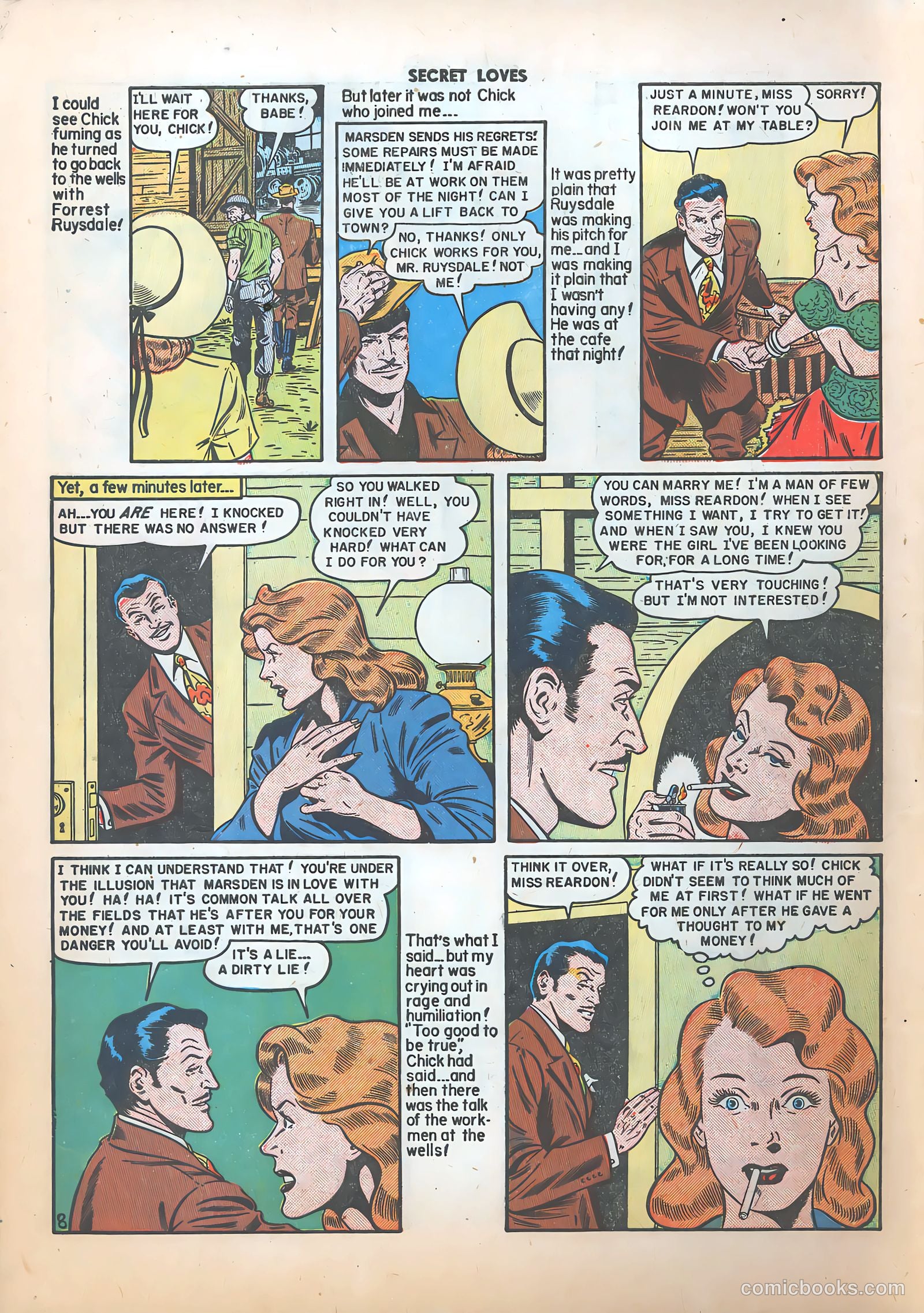 Secret Loves #5 (1950) — page 10 of 36