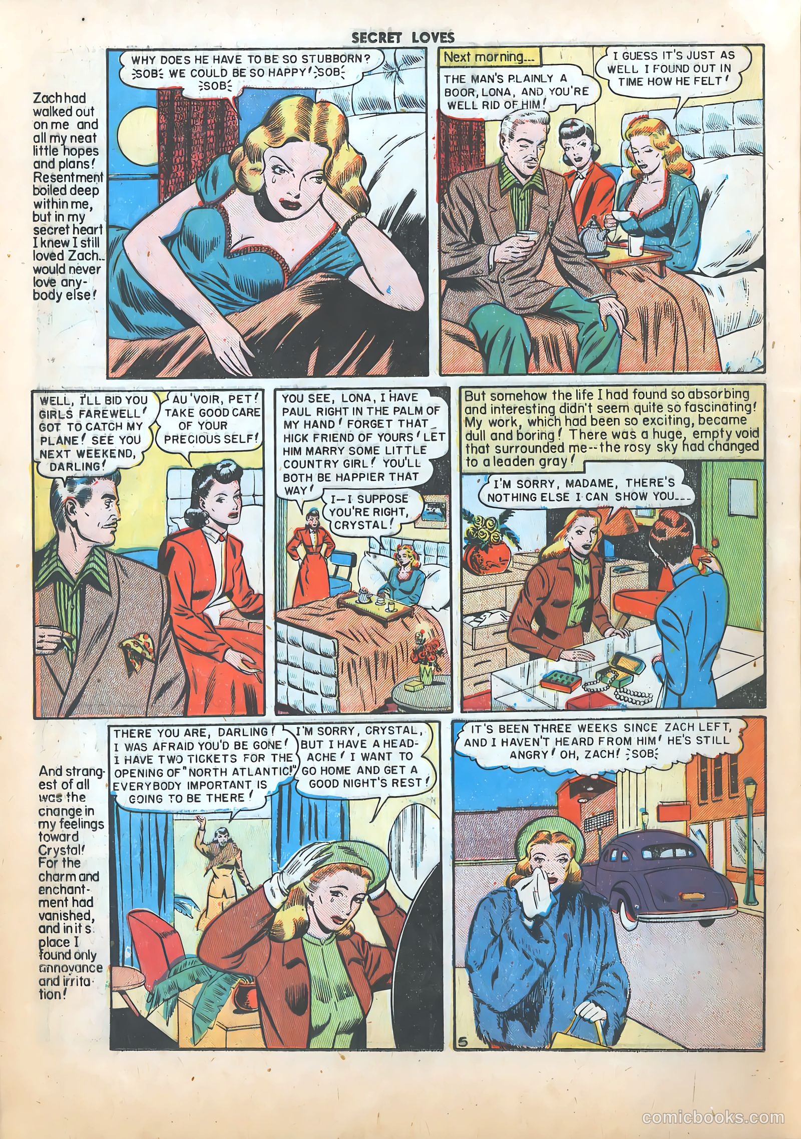 Secret Loves #5 (1950) — page 16 of 36