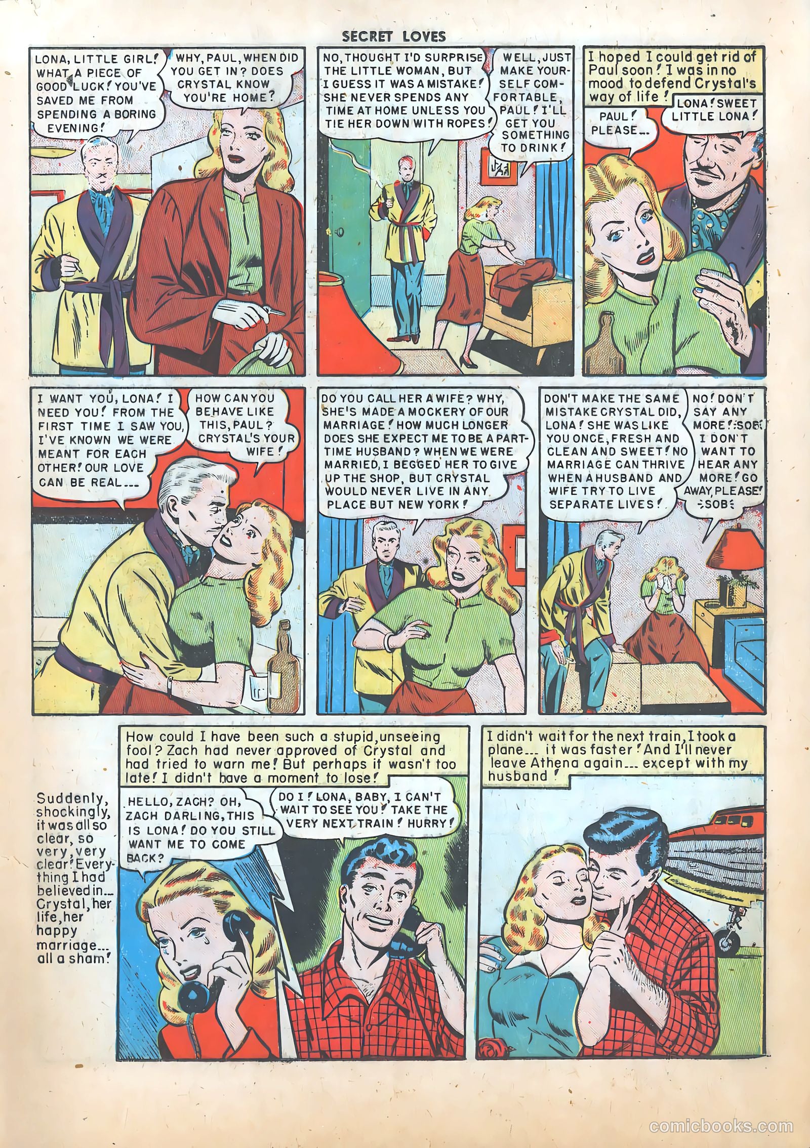 Secret Loves #5 (1950) — page 17 of 36