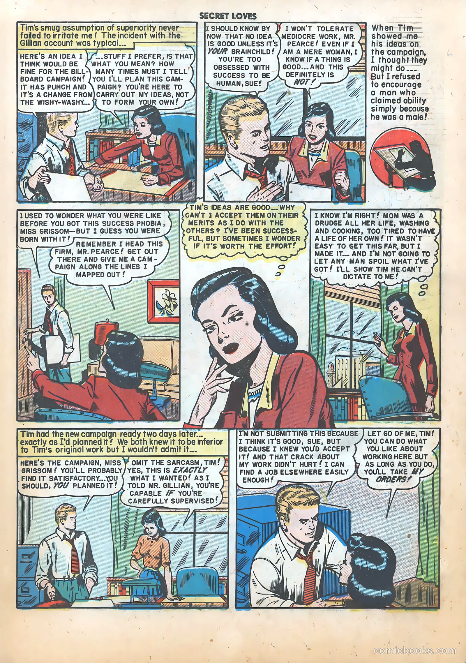 Secret Loves #5 (1950) — page 19 of 36