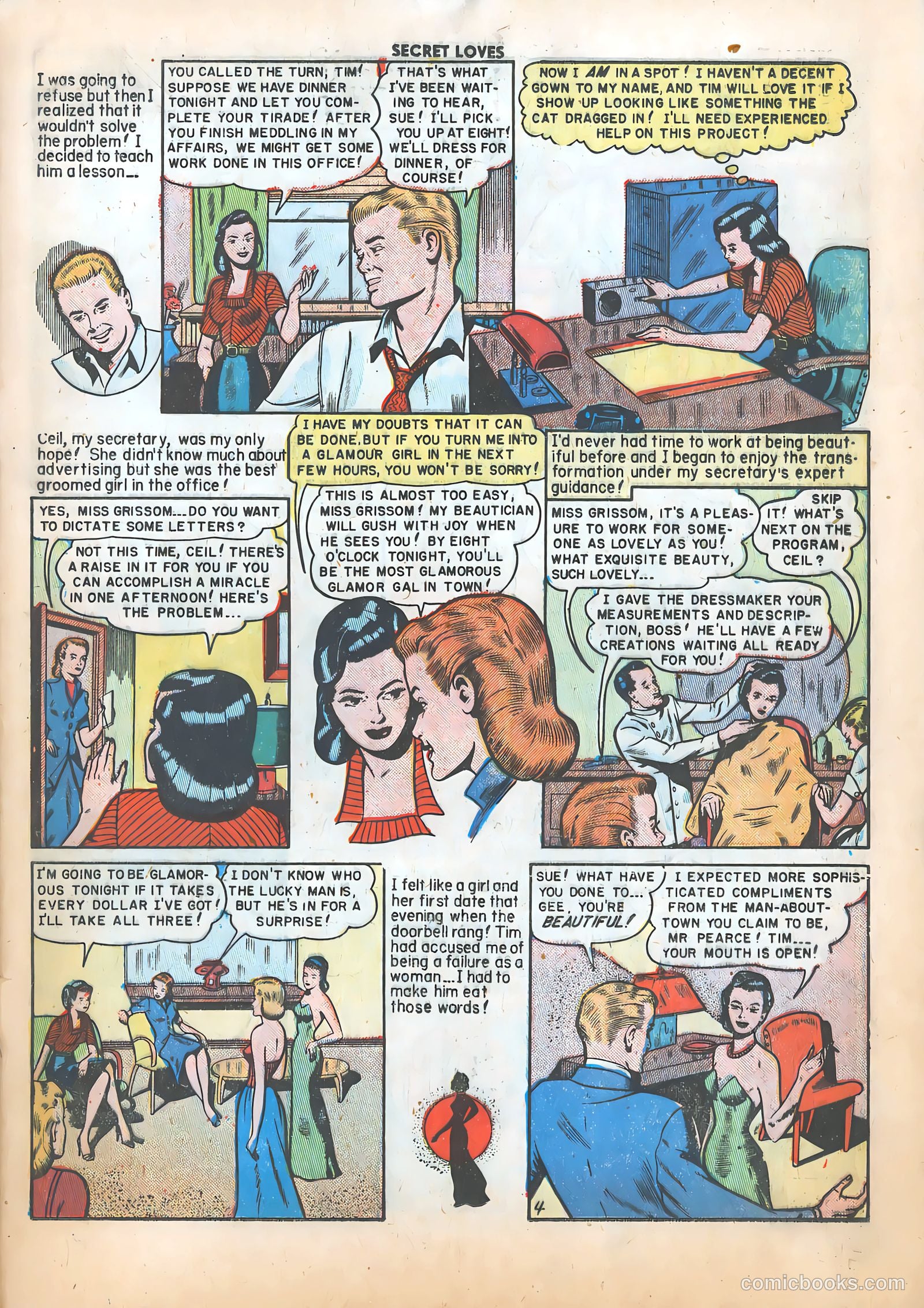 Secret Loves #5 (1950) — page 21 of 36